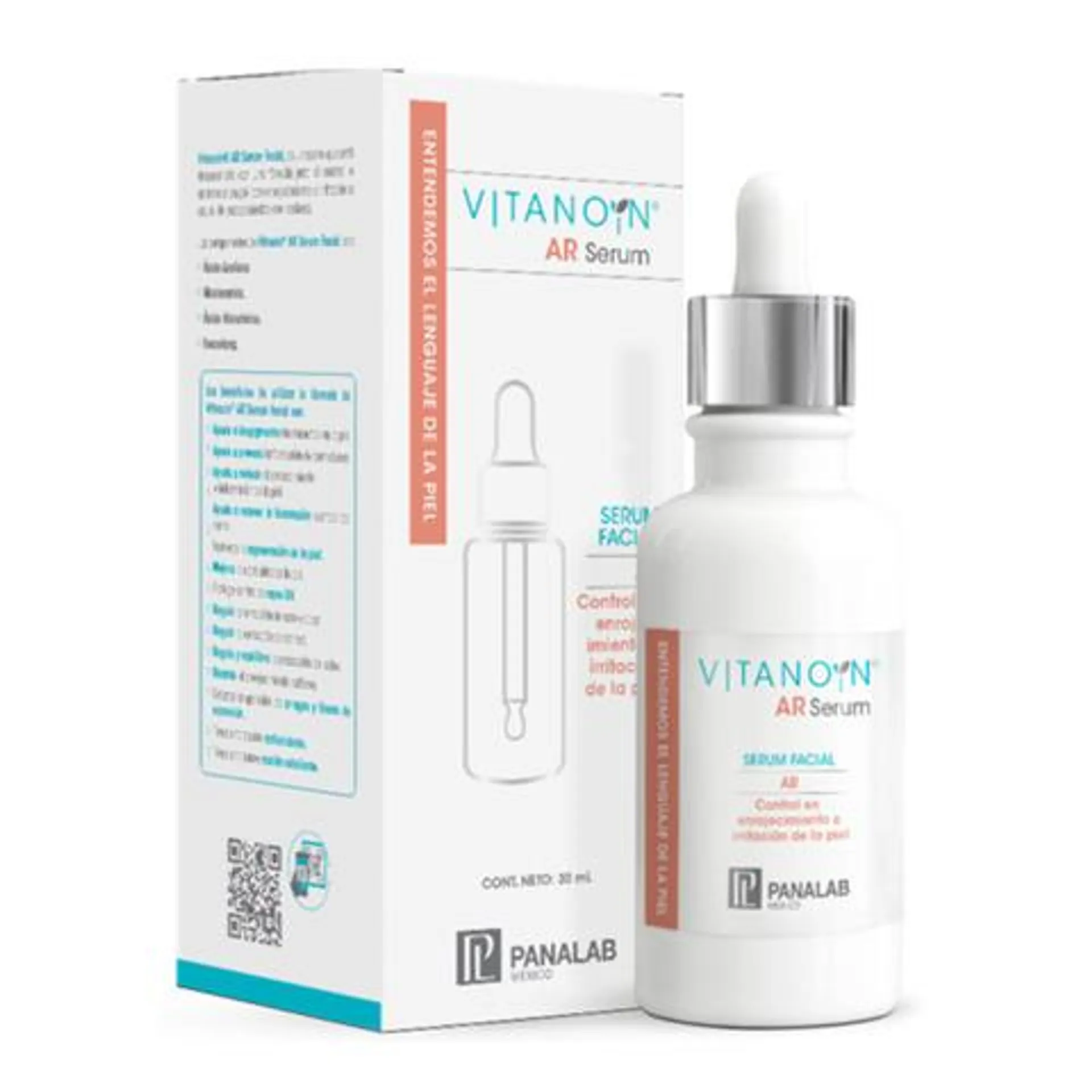 Vitanoin AR Sérum Facial para el Control en Enrojecimiento e Irritación de la Piel