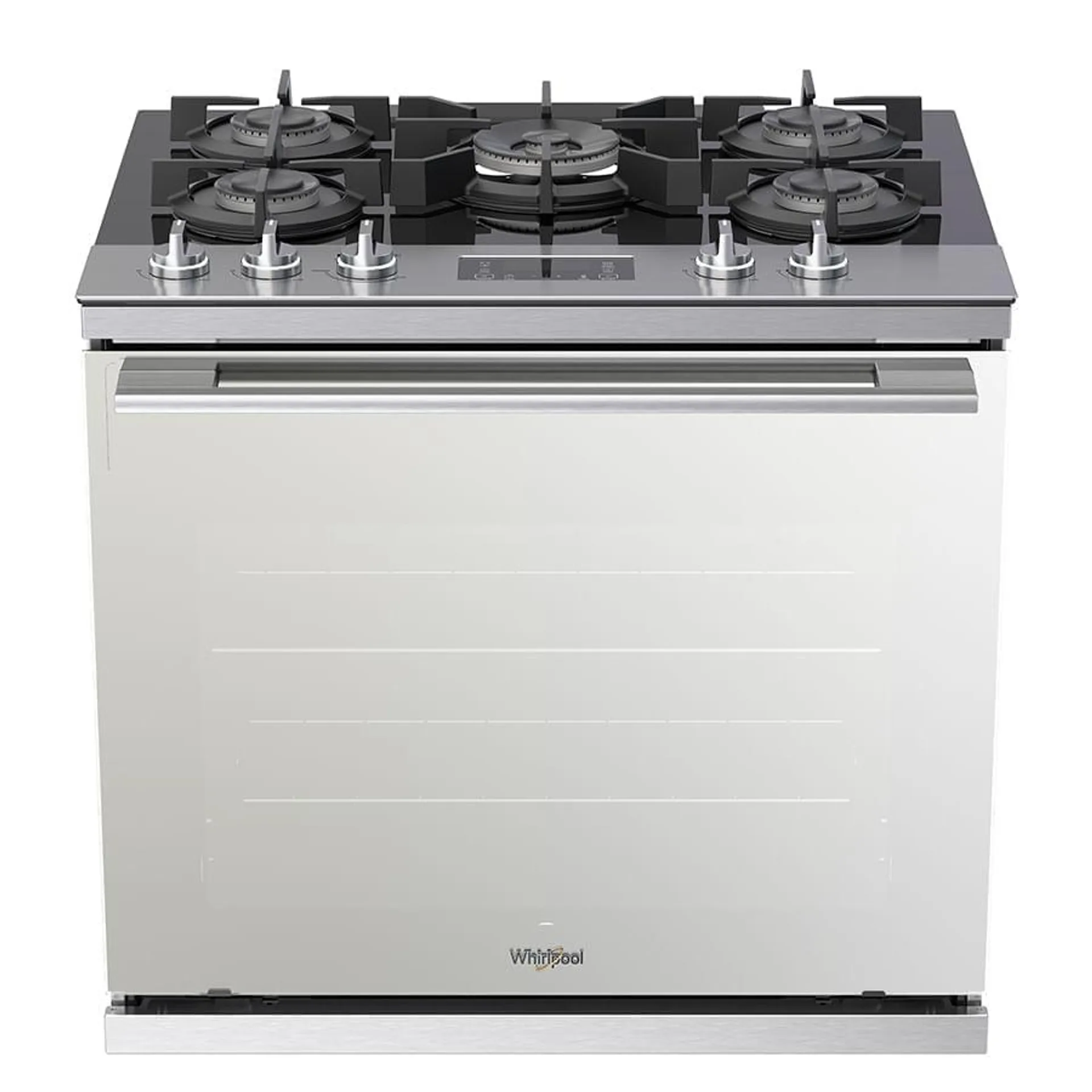 Estufa de Gas Empotrable 30" con 5 quemadores Gris