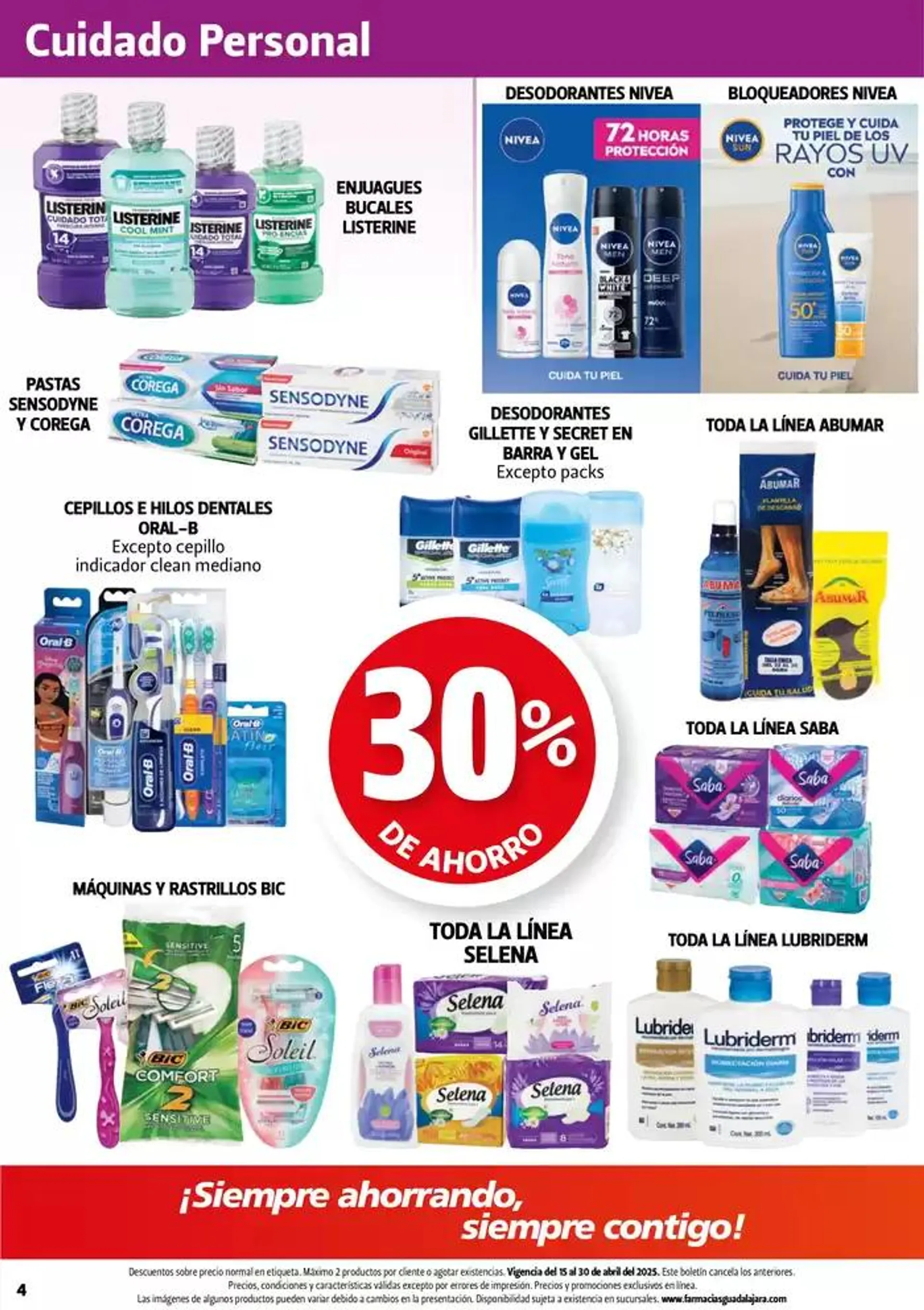 Catálogo de Boletín Farmacias Guadalajara  15 de abril al 1 de mayo 2025 - Pagina 4