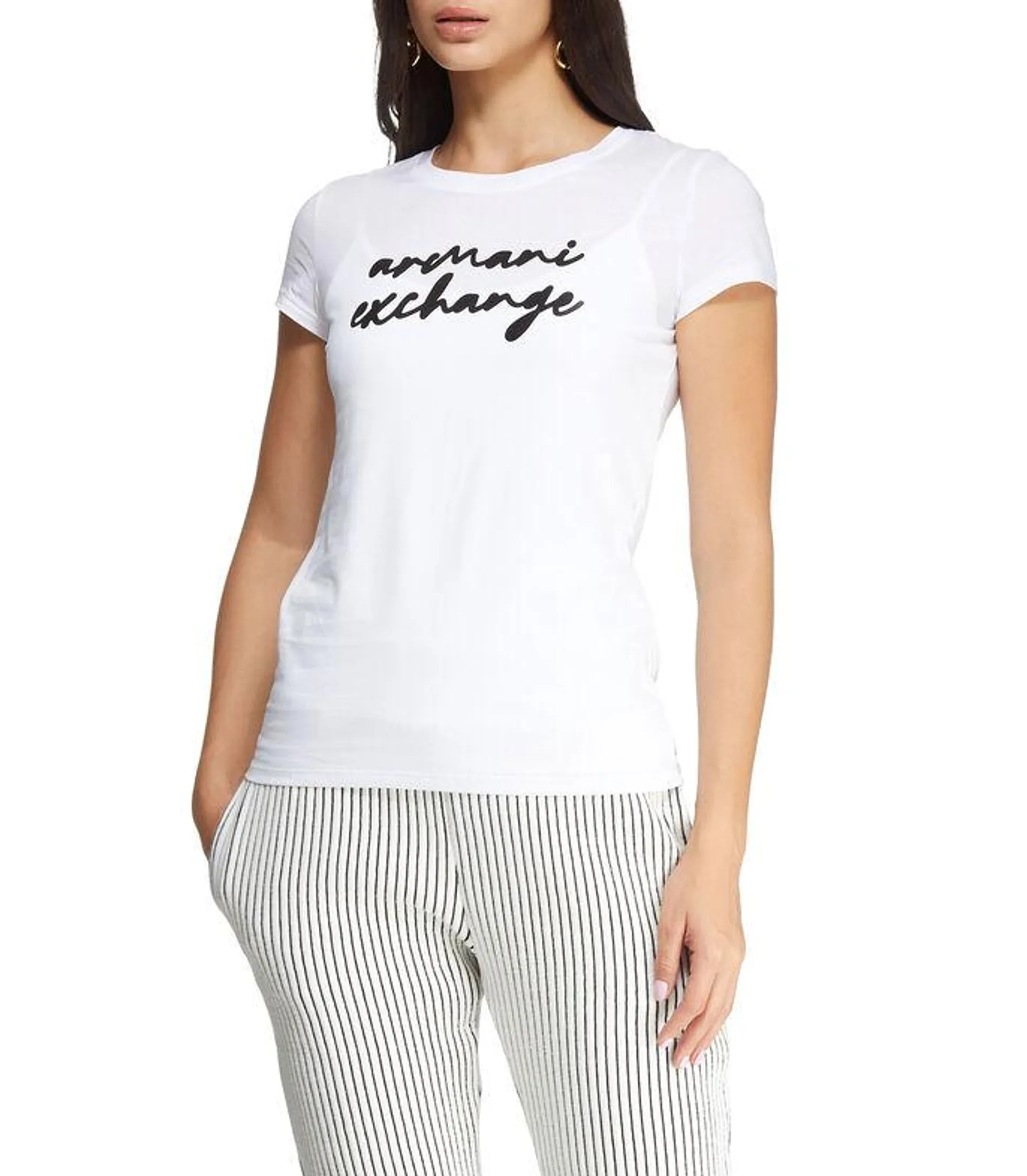 Playera Cuello Redondo Manga Corta Mujer