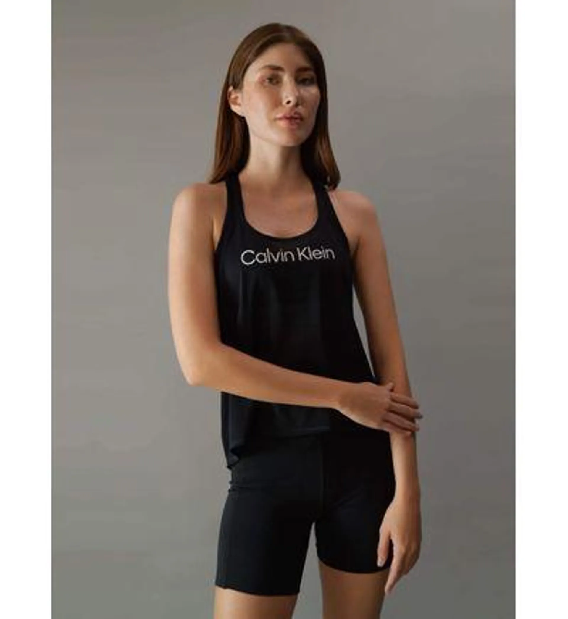 Top Calvin Klein Sport Mujer Negro