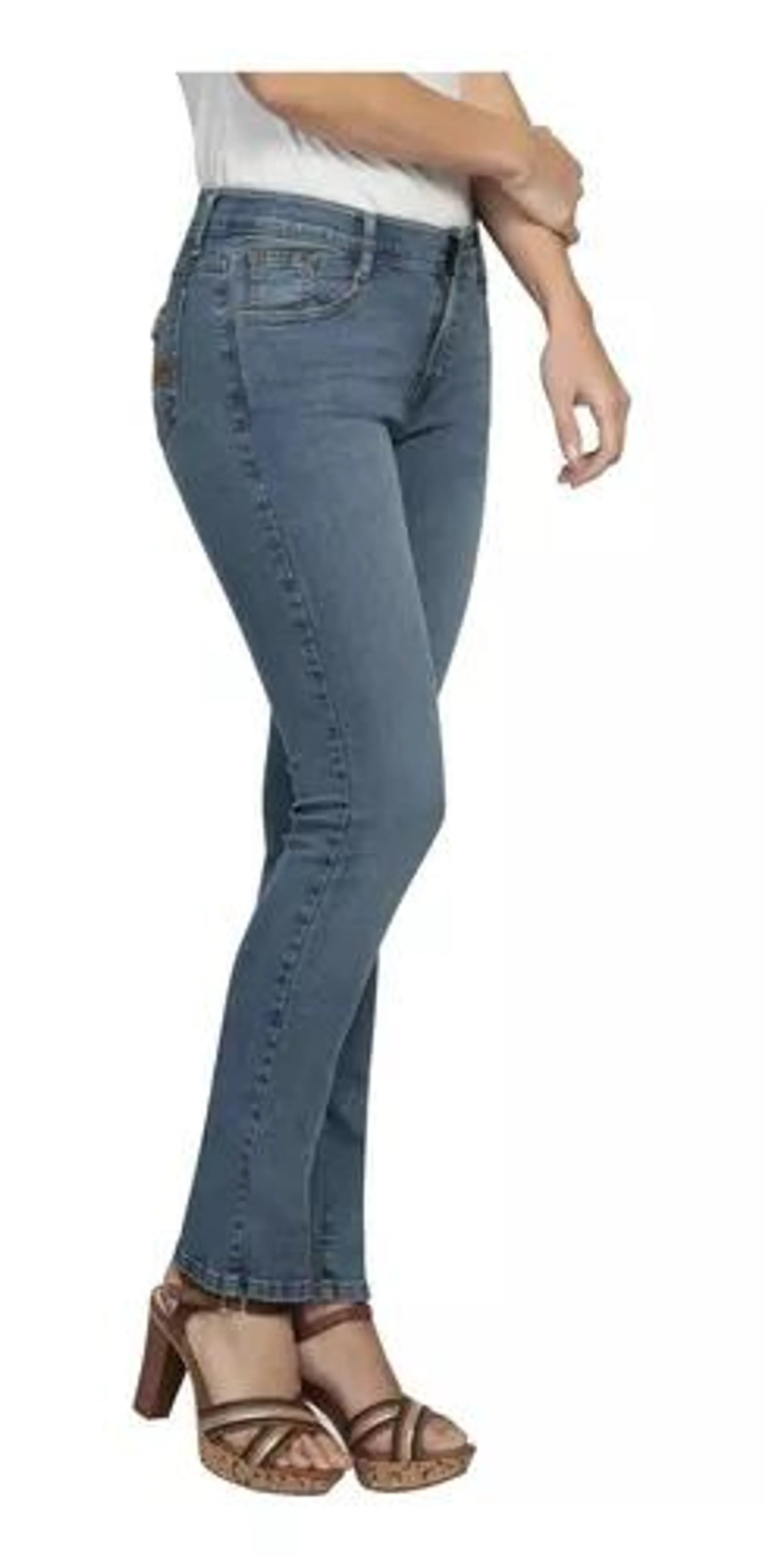 Pantalon Jeans Vaquero Slim Fit Wrangler Mujer W04
