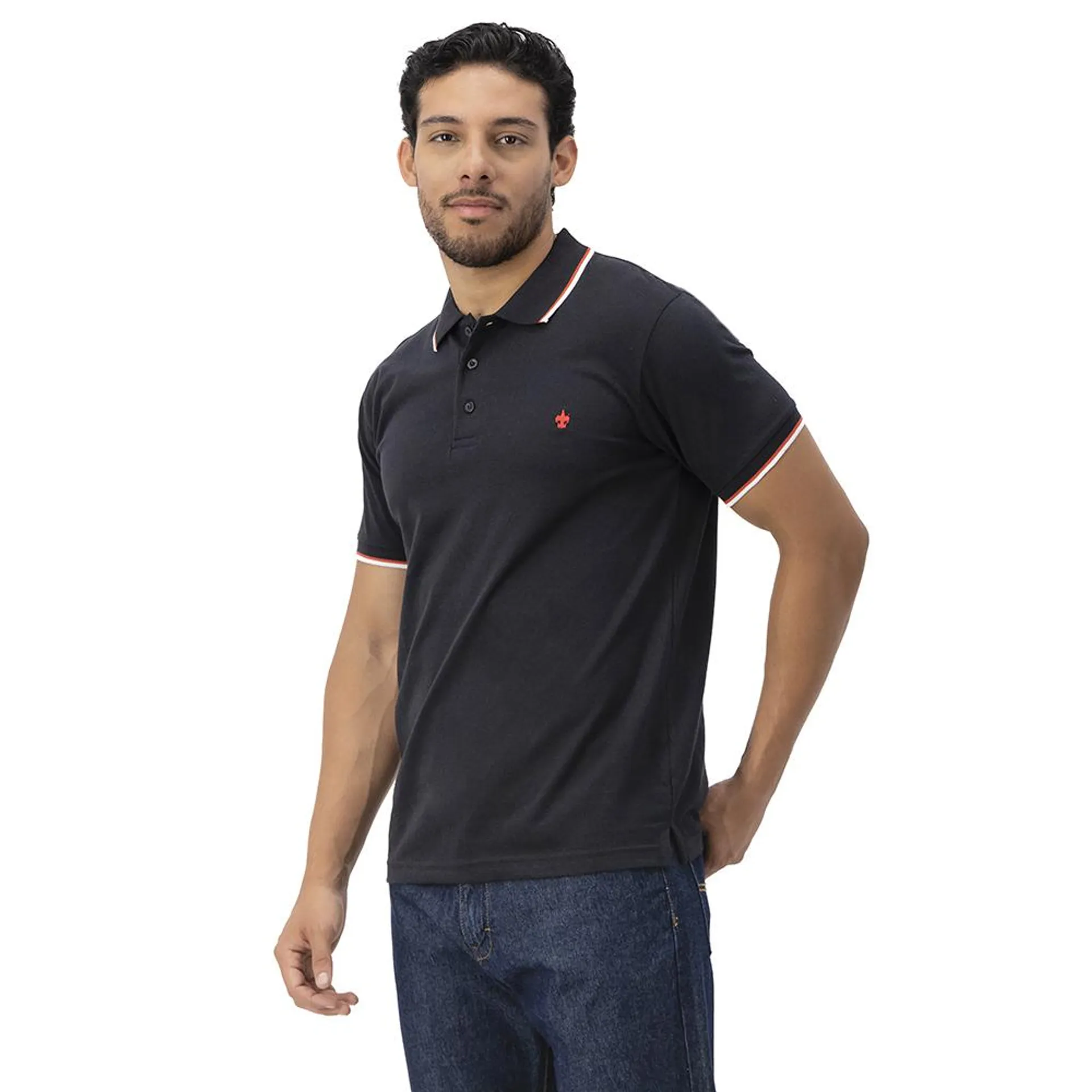 Playera Tipo Polo Hummo Hombre De Manga Corta