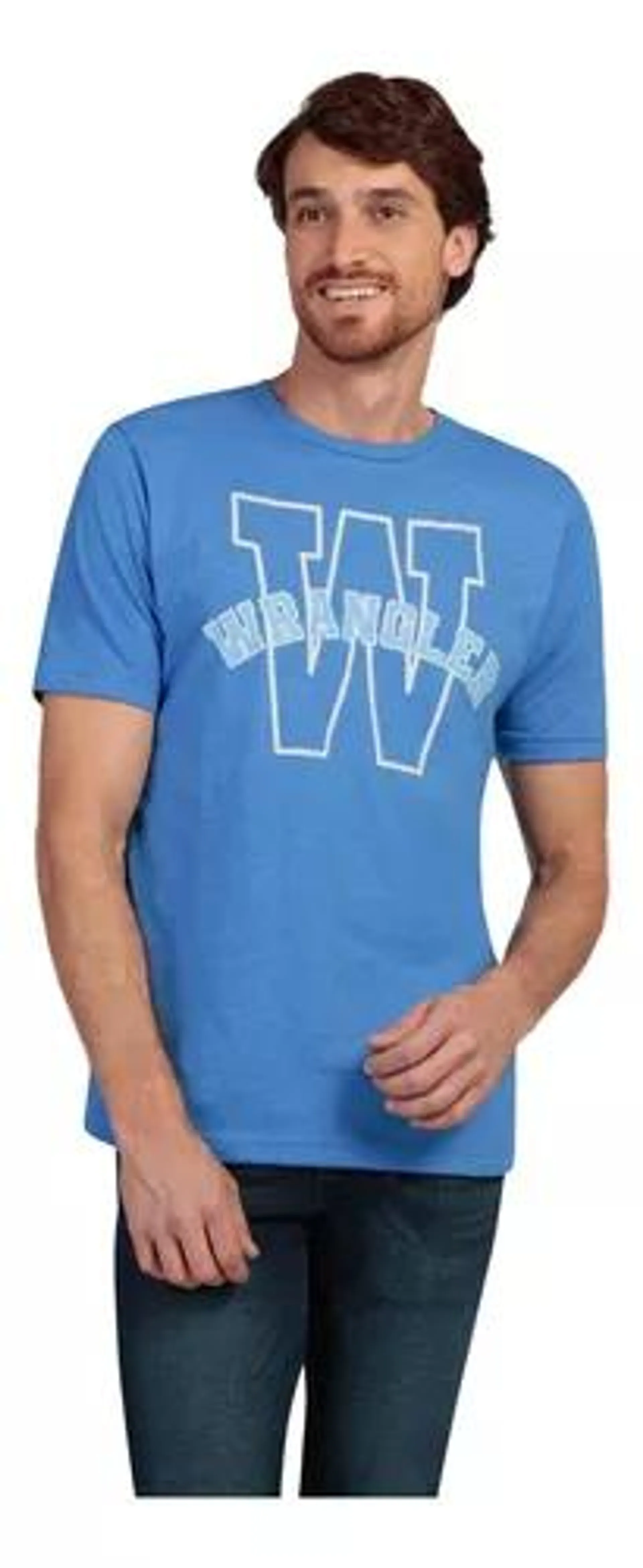 Playera Comfort Manga Corta Wrangler Hombre 261