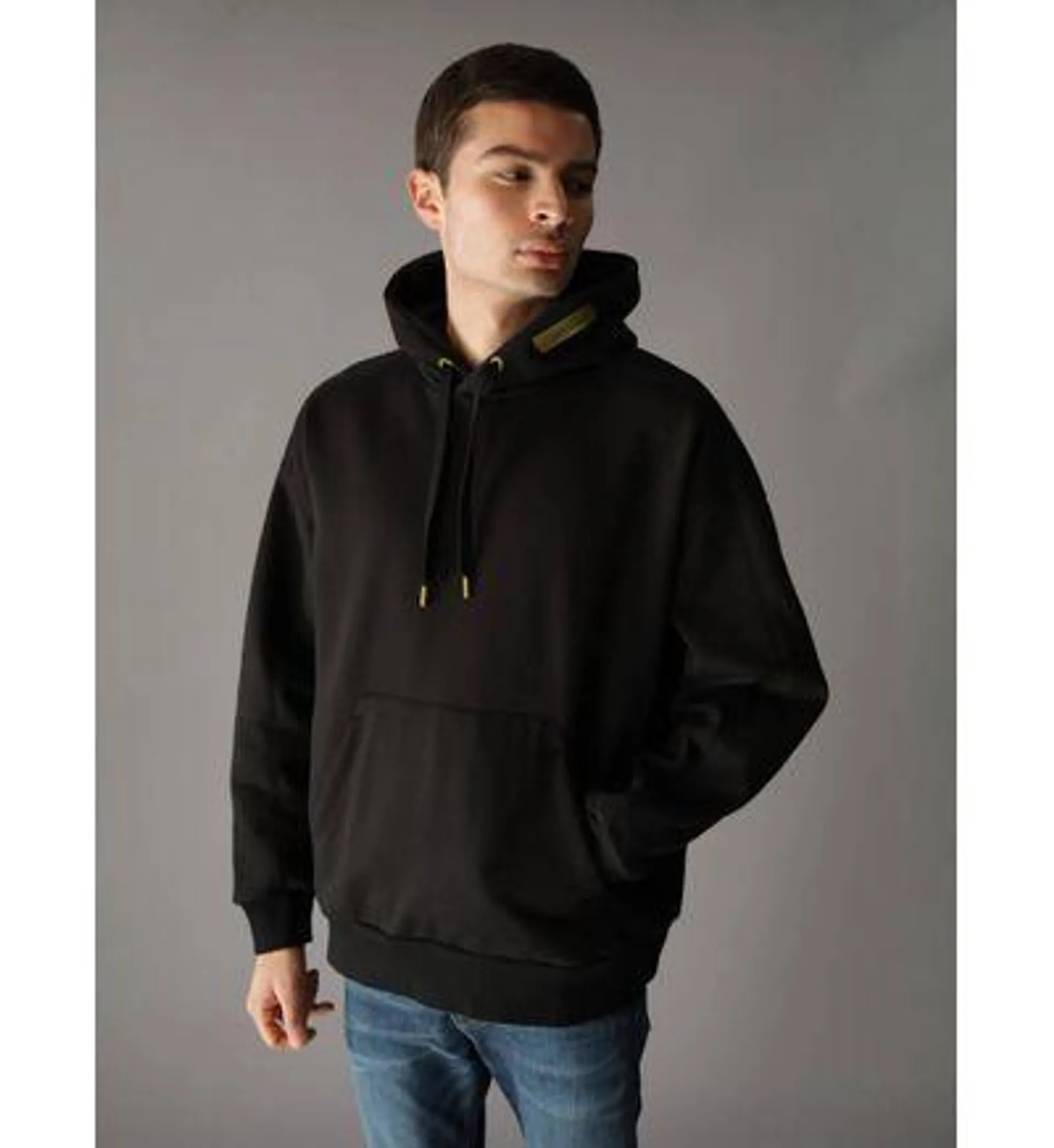 Sudadera Calvin Klein Logo Hombre Negro