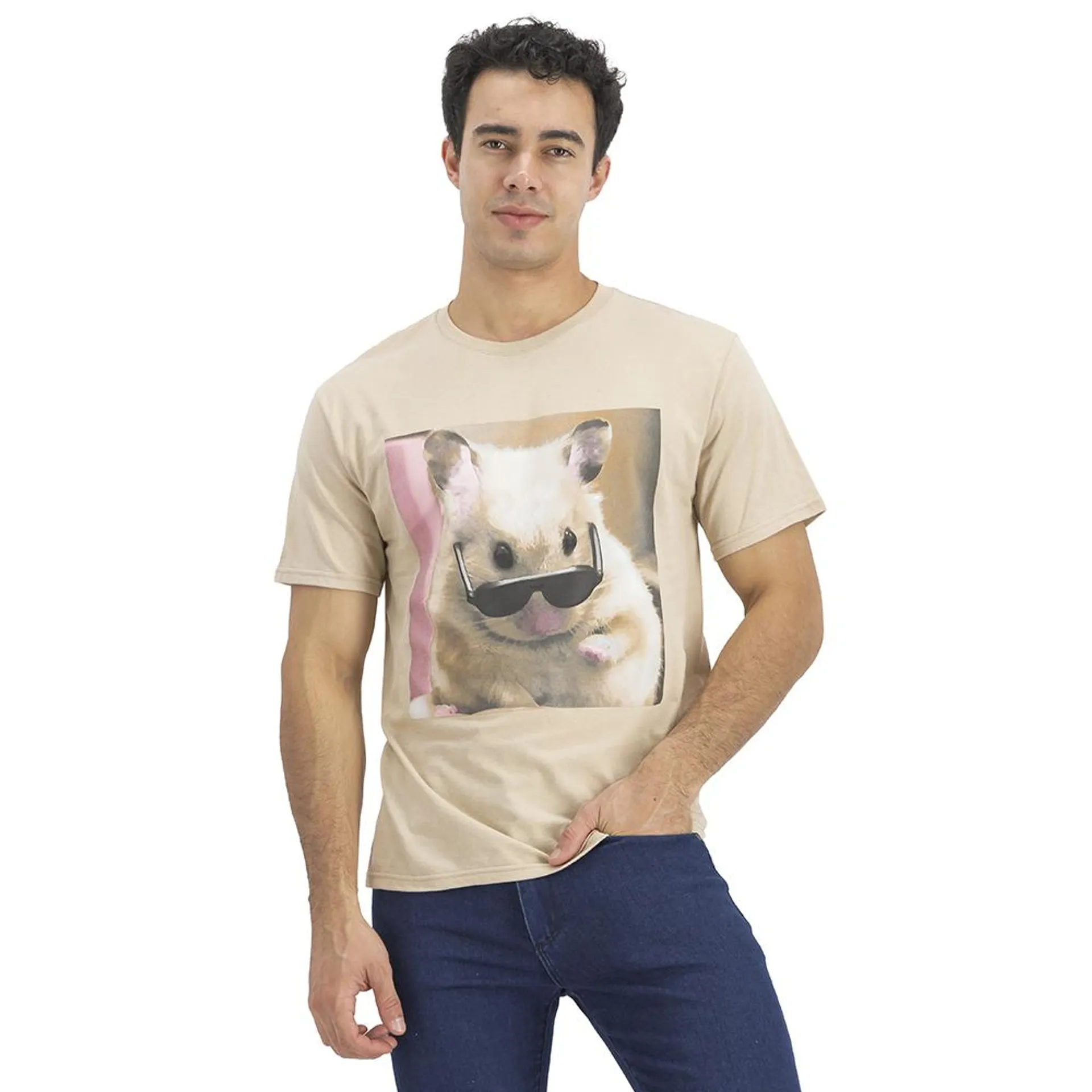 Playera Hummo Hombre Estampado Ratón