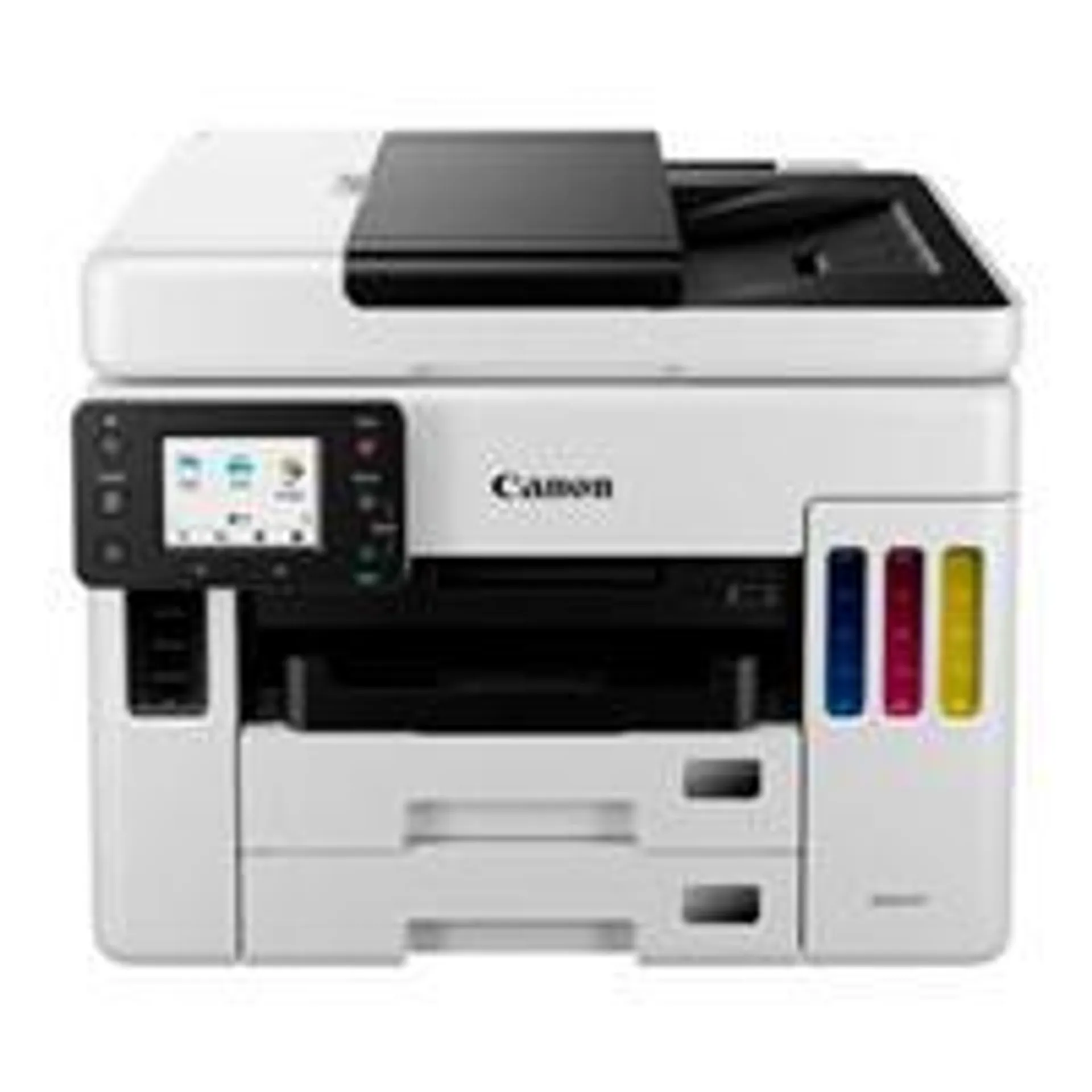 MULTIFUNCIONAL CANON MAXIFY GX7010,TINTA CONTINUA, PPM 45 NEGRO / 25 COLOR, USB, WIFI, ETHERNET RED, ADF, DUPLEX, CAMA PLANA CARTA, COMPATIBLE WINDOWS / MAC, CONSUMIBLES GI-16 CANON 4471C004AA