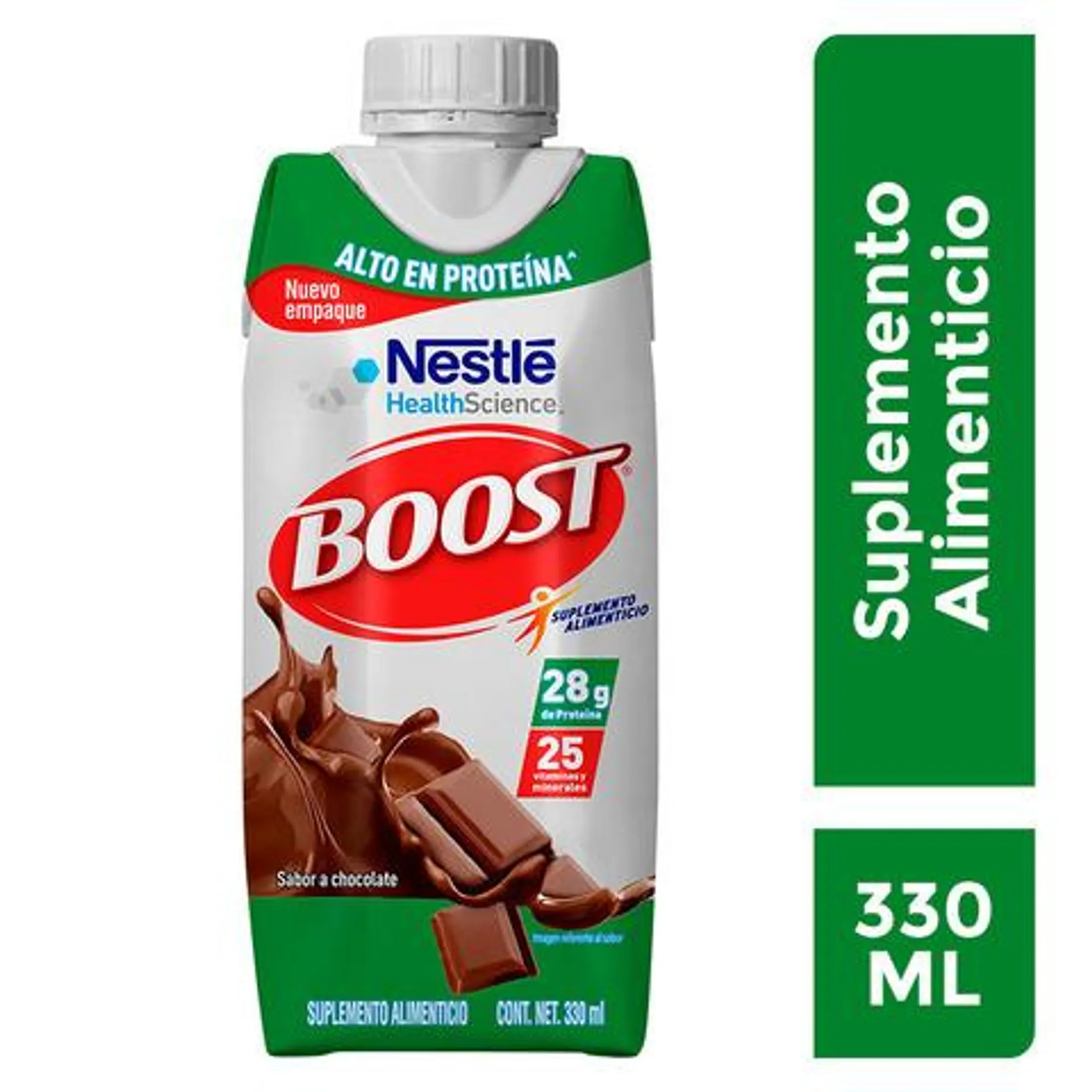 Boost Suplemento Alimenticio Alto en Proteína Sabor Chocolate