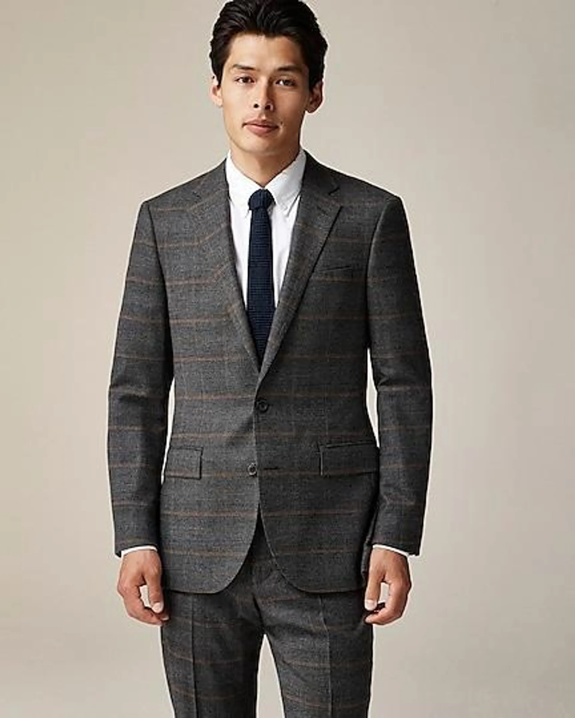 Ludlow Slim-fit suit jacket in Italian wool blend