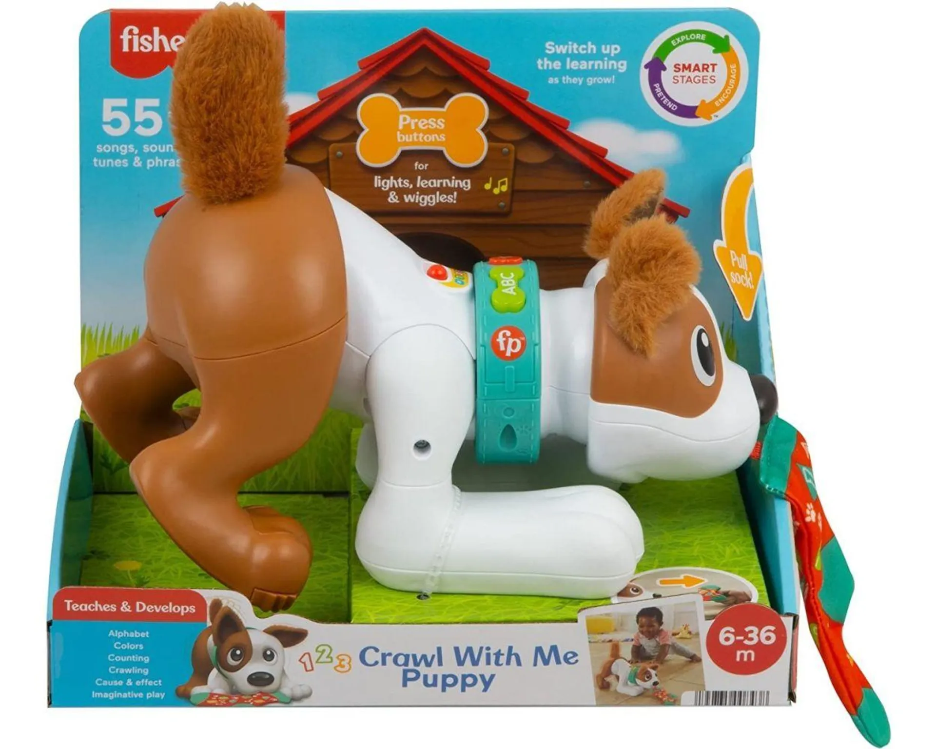 Fisher Price Cachorro Gatea Conmigo