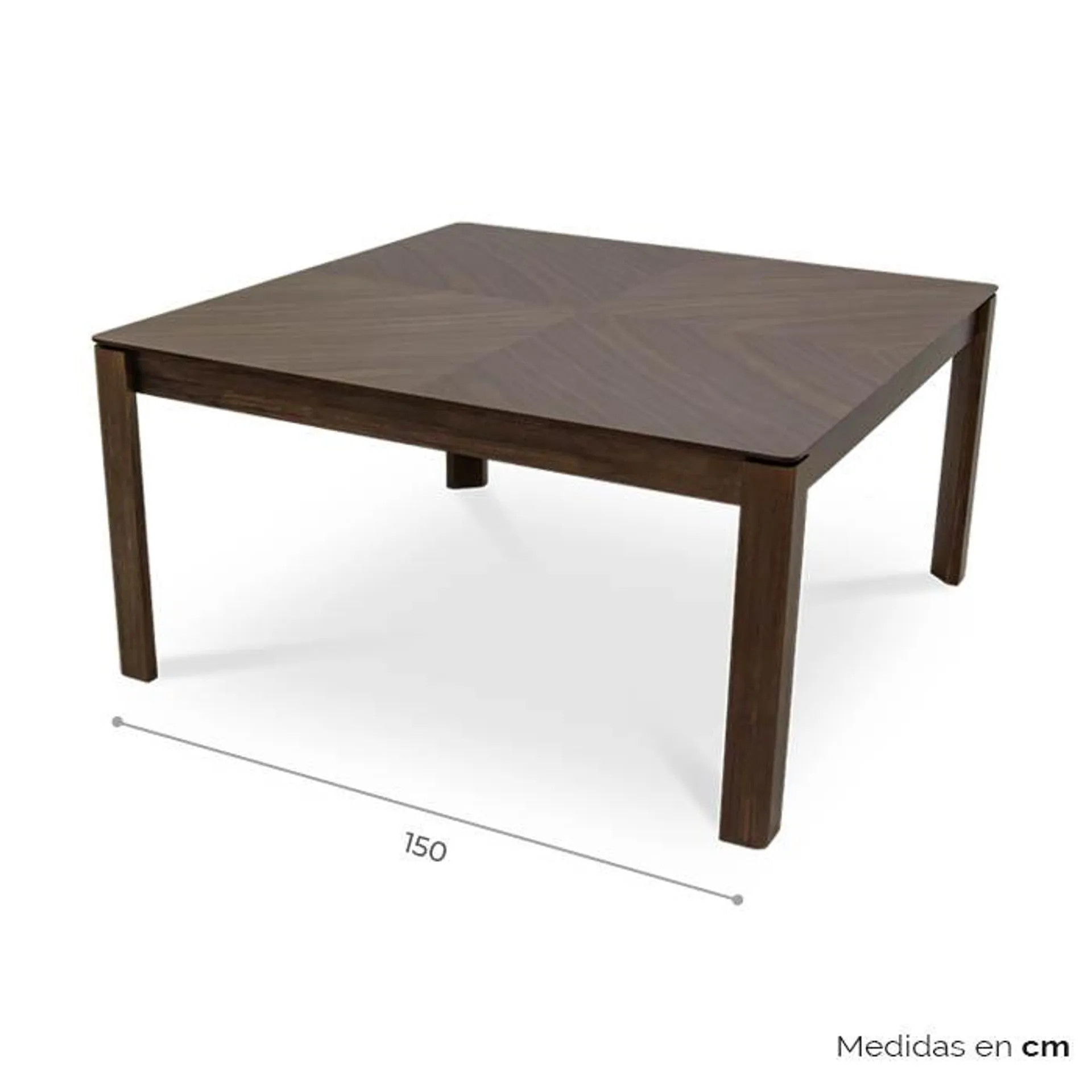 Mesa De Comedor P/8 Nogal Biot