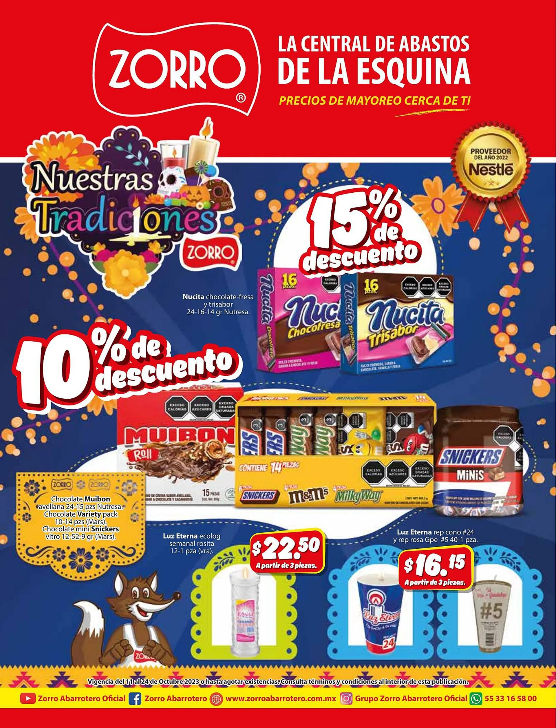 Catálogo de Catálogo Zorro 11 de octubre al 24 de octubre 2023 - Pagina 1