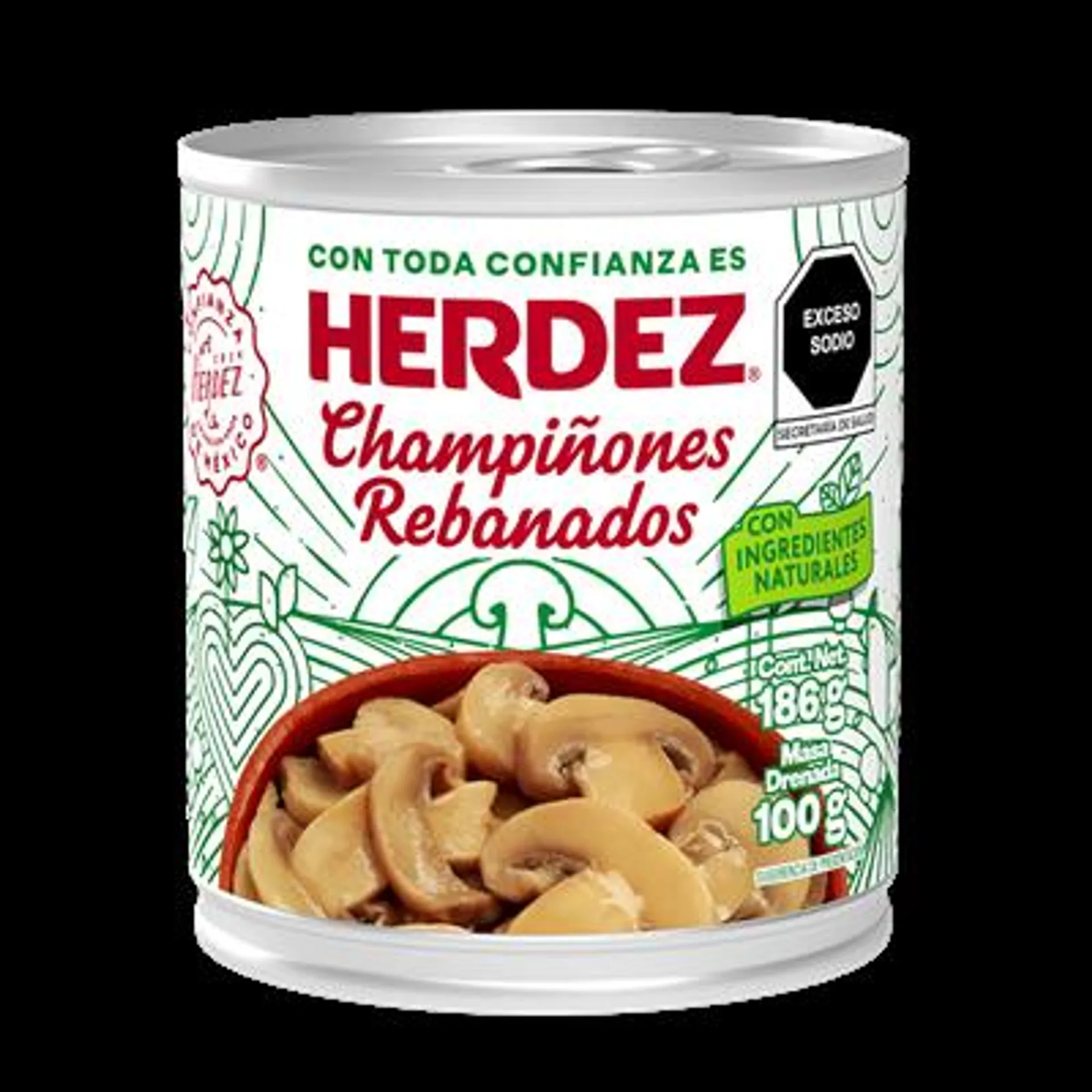 Champiñones Herdez Rebanados 186 g