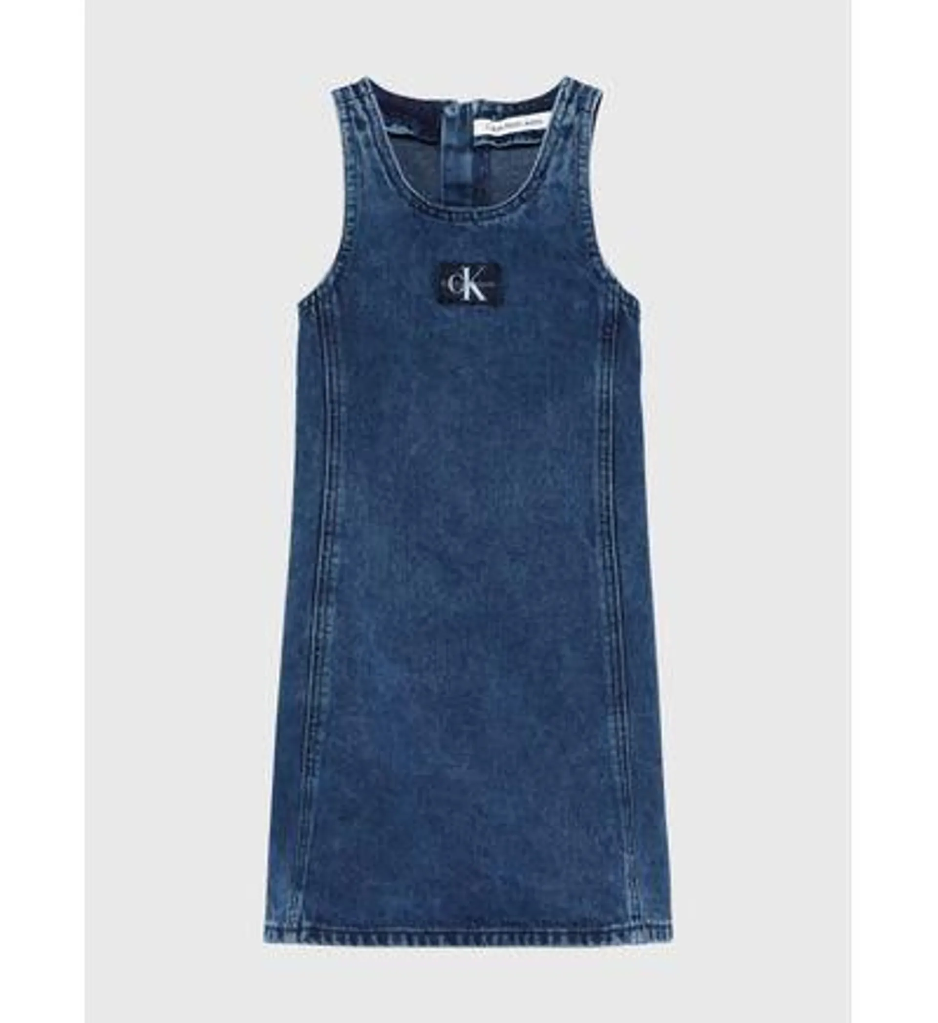 Vestido Calvin Klein Denim Niña Azul