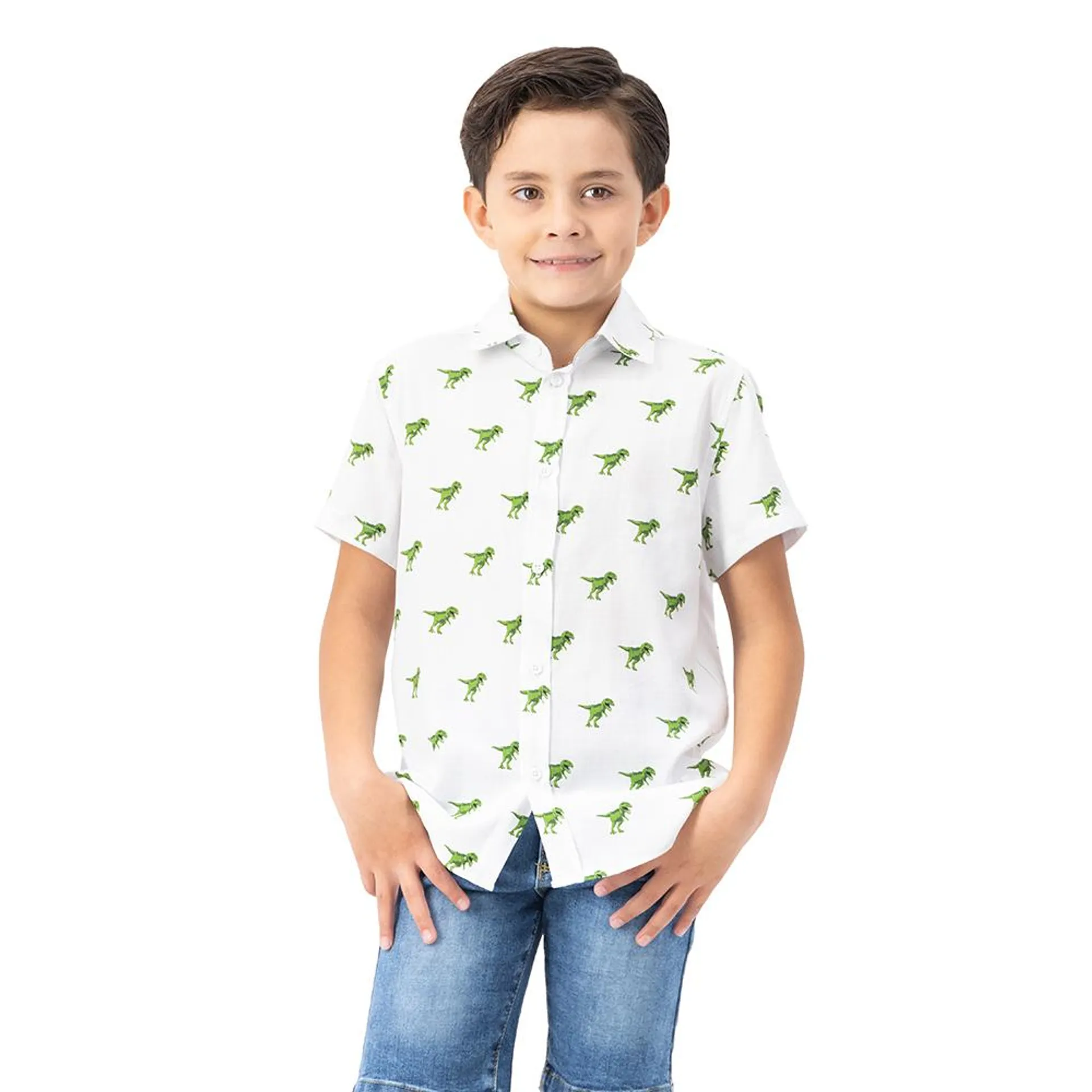 Camisa Hummo Niño Diseño Dinosaurios