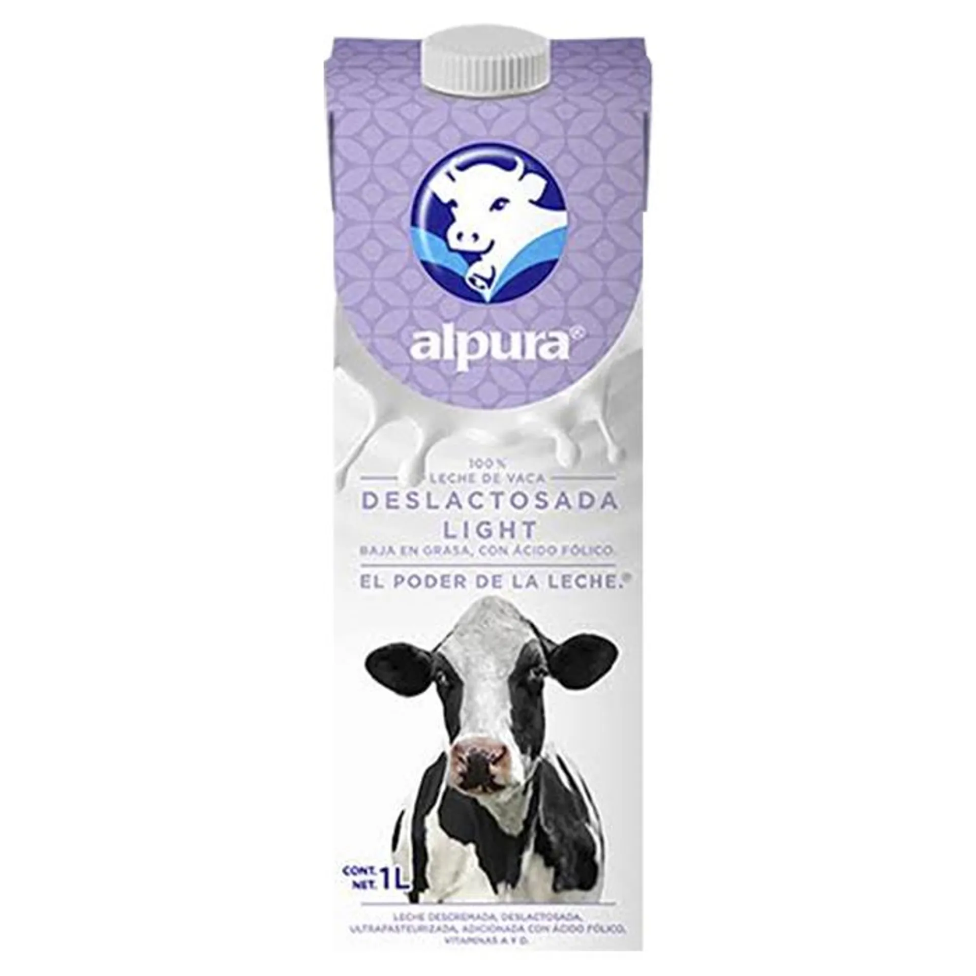 LECHE DESLACTOSADA LIGHT ALPURA BRICK 1 LT.