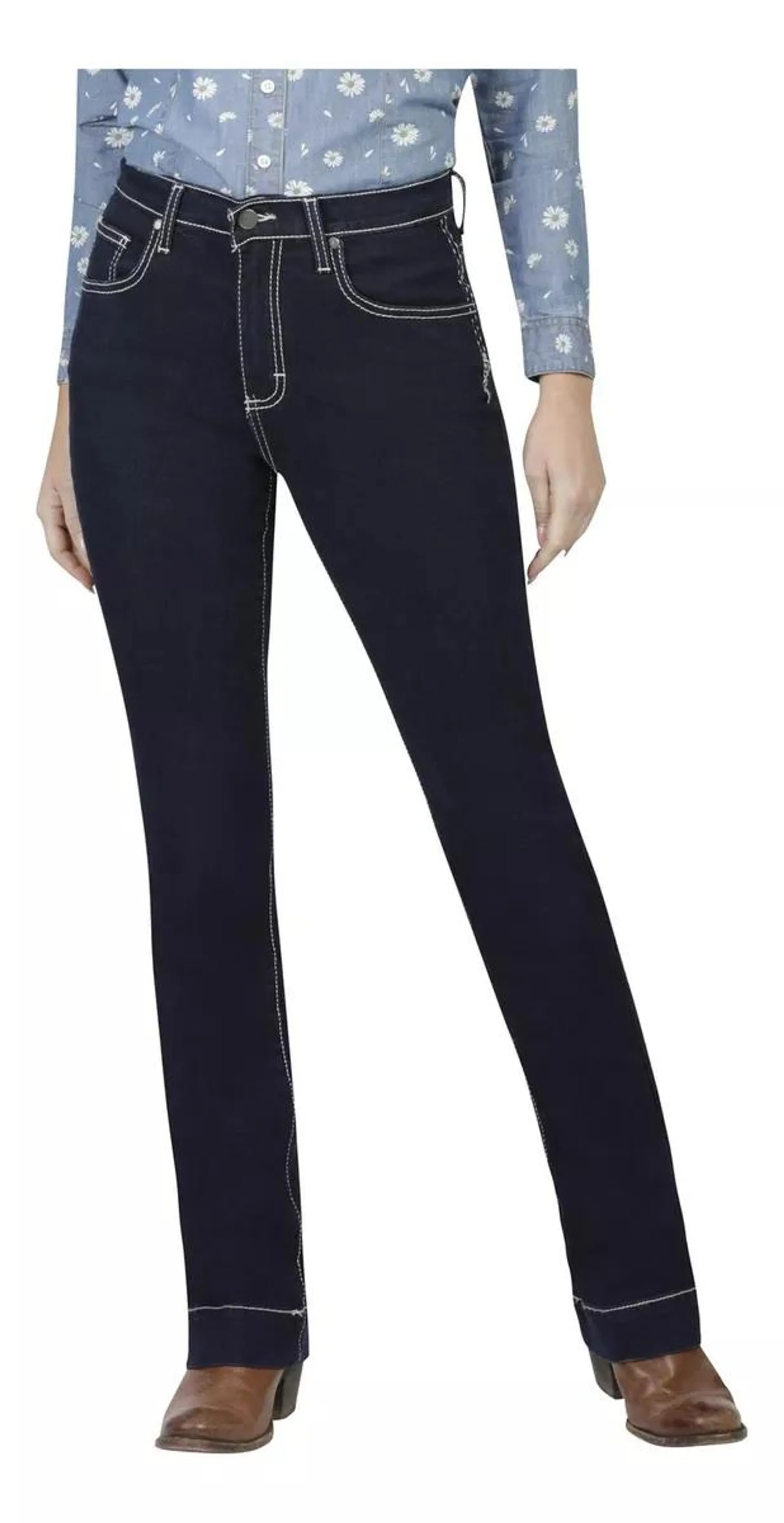 Pantalón Jeans High Rise Flare Wrangler Mujer 103