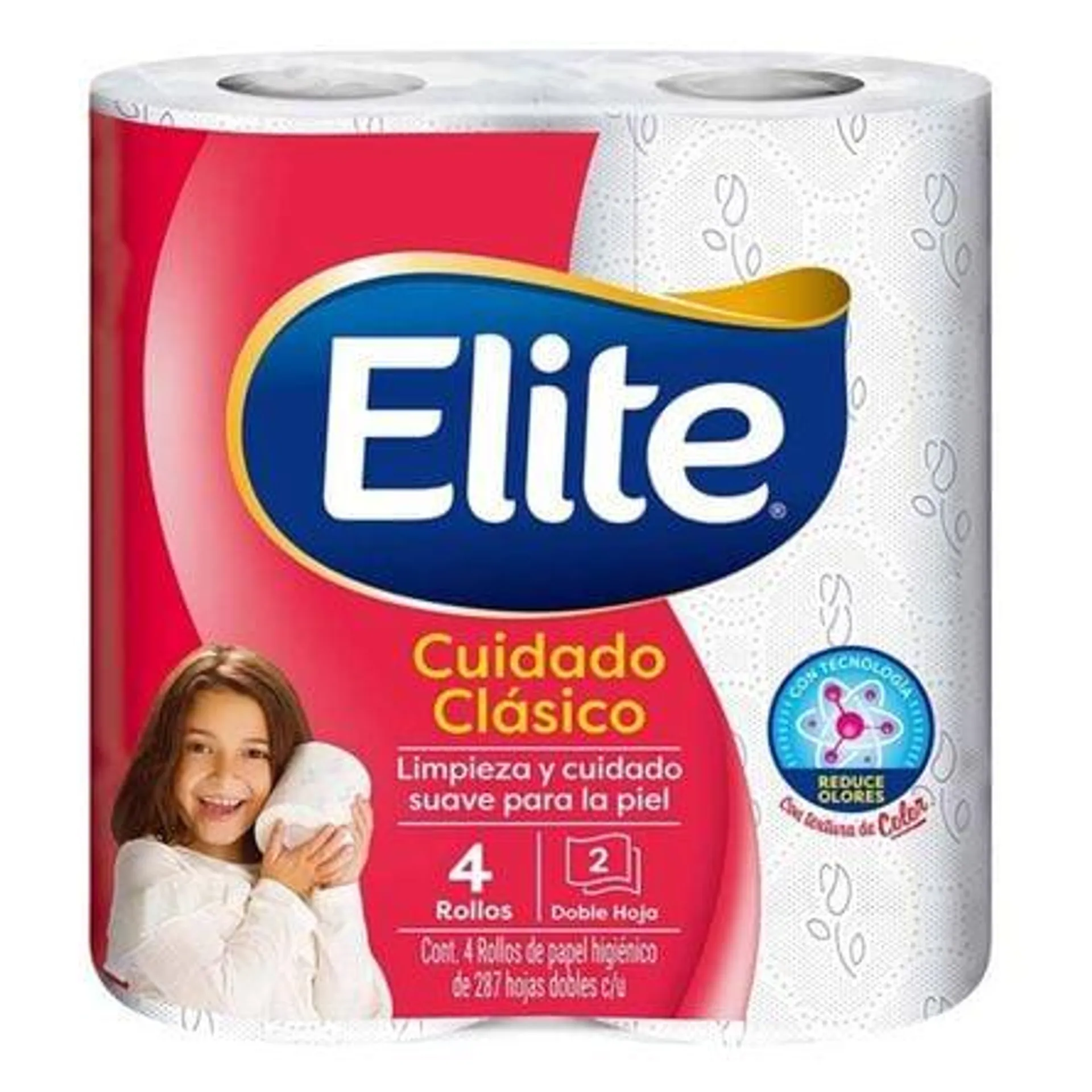 Papel Higiénico Elite Cuidado Clásico 4 Rollos