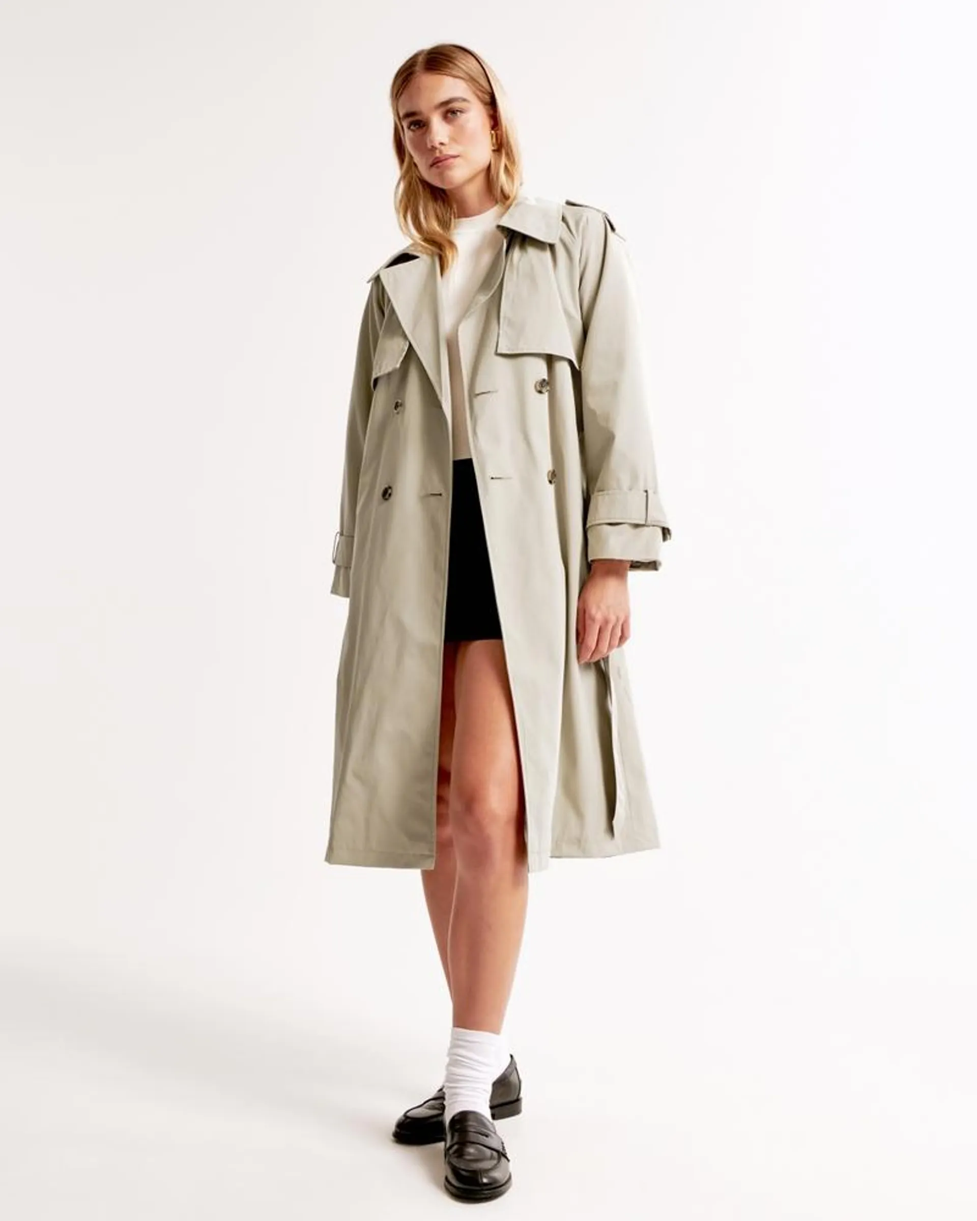 Classic Long Trench Coat