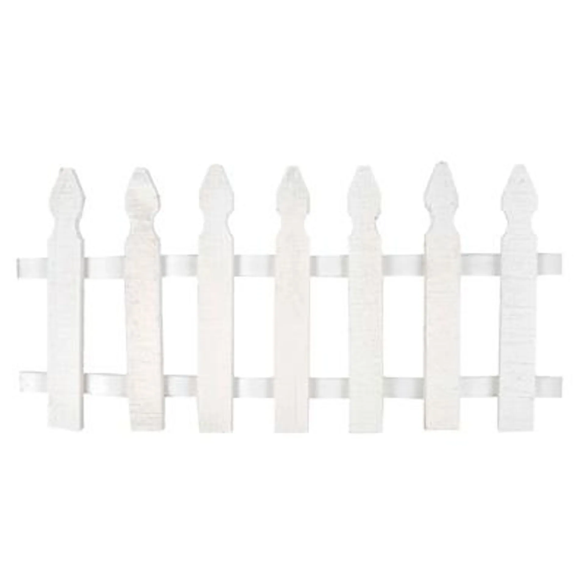 CERCA DE ESTACAS DE MADERA BLANCO 29 X 180 CM