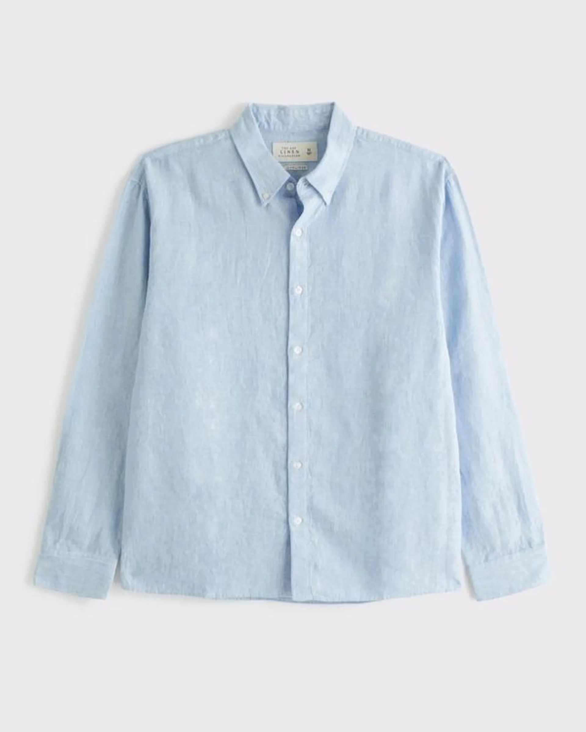 Linen Button-Up Shirt
