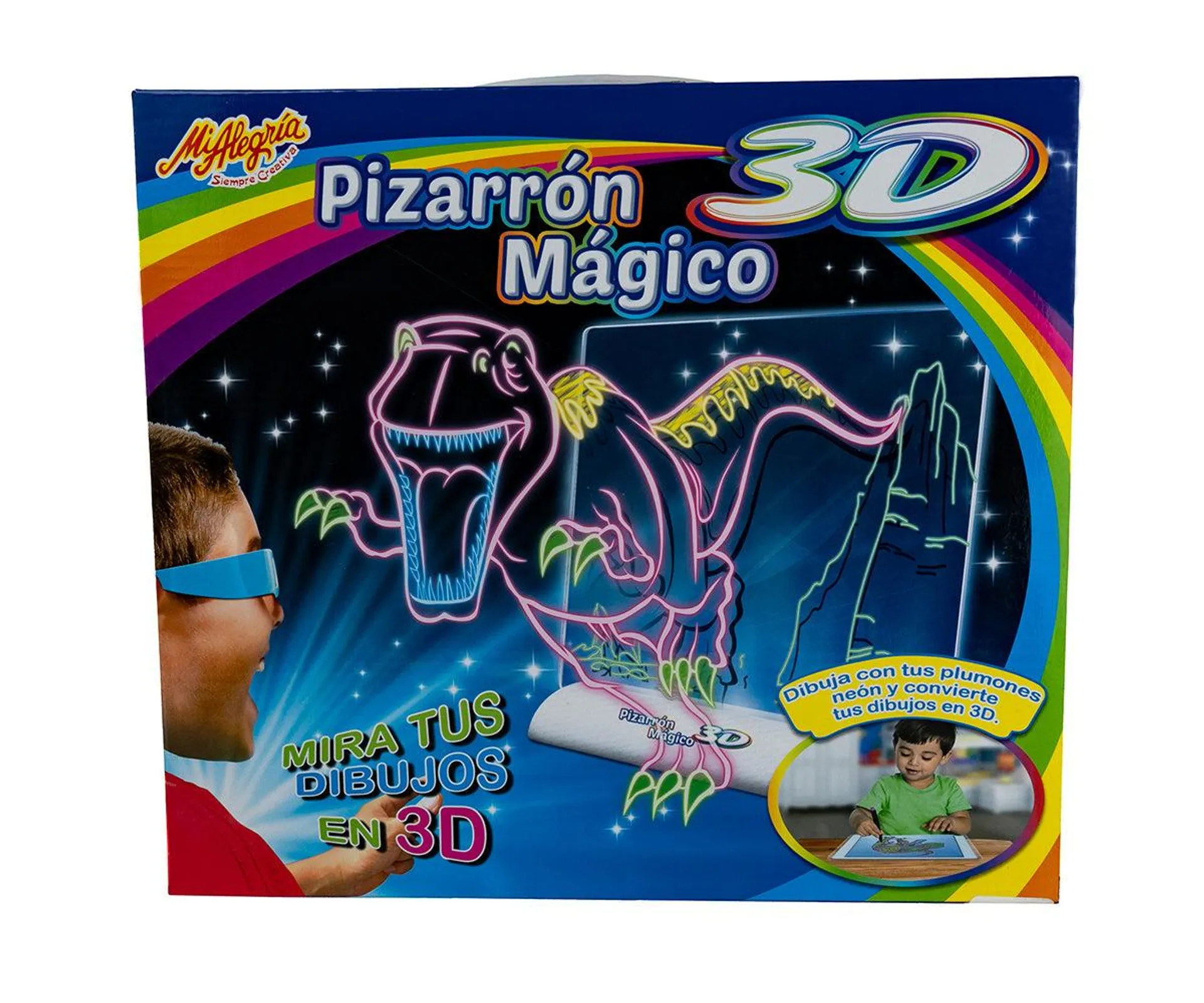 Pizarrón Mágico 3D - Mi Alegría