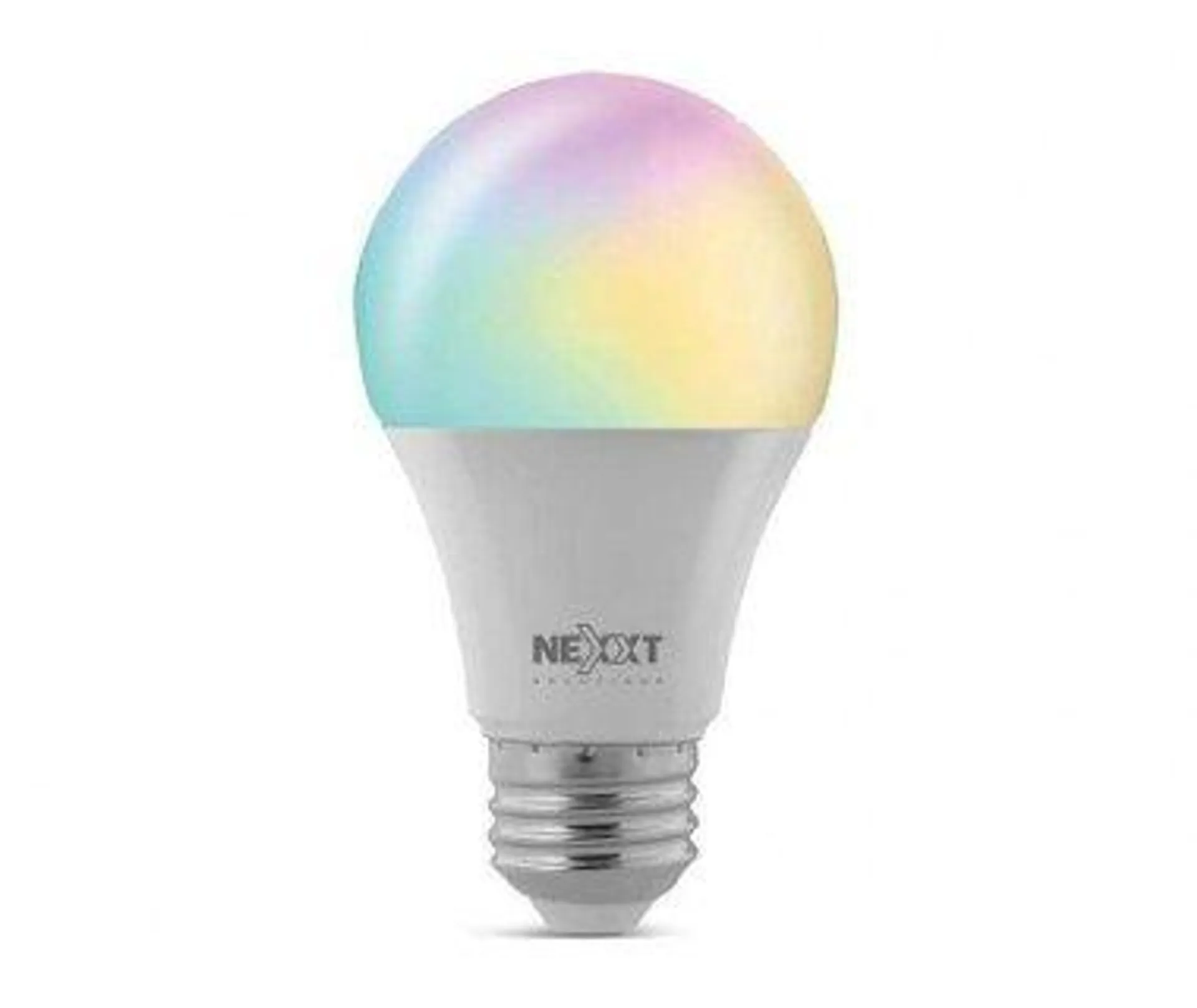 Foco Inteligente Nexxt NHB-C110 - Wi-Fi - 800 Lúmenes - A19 - E26 - Multicolor