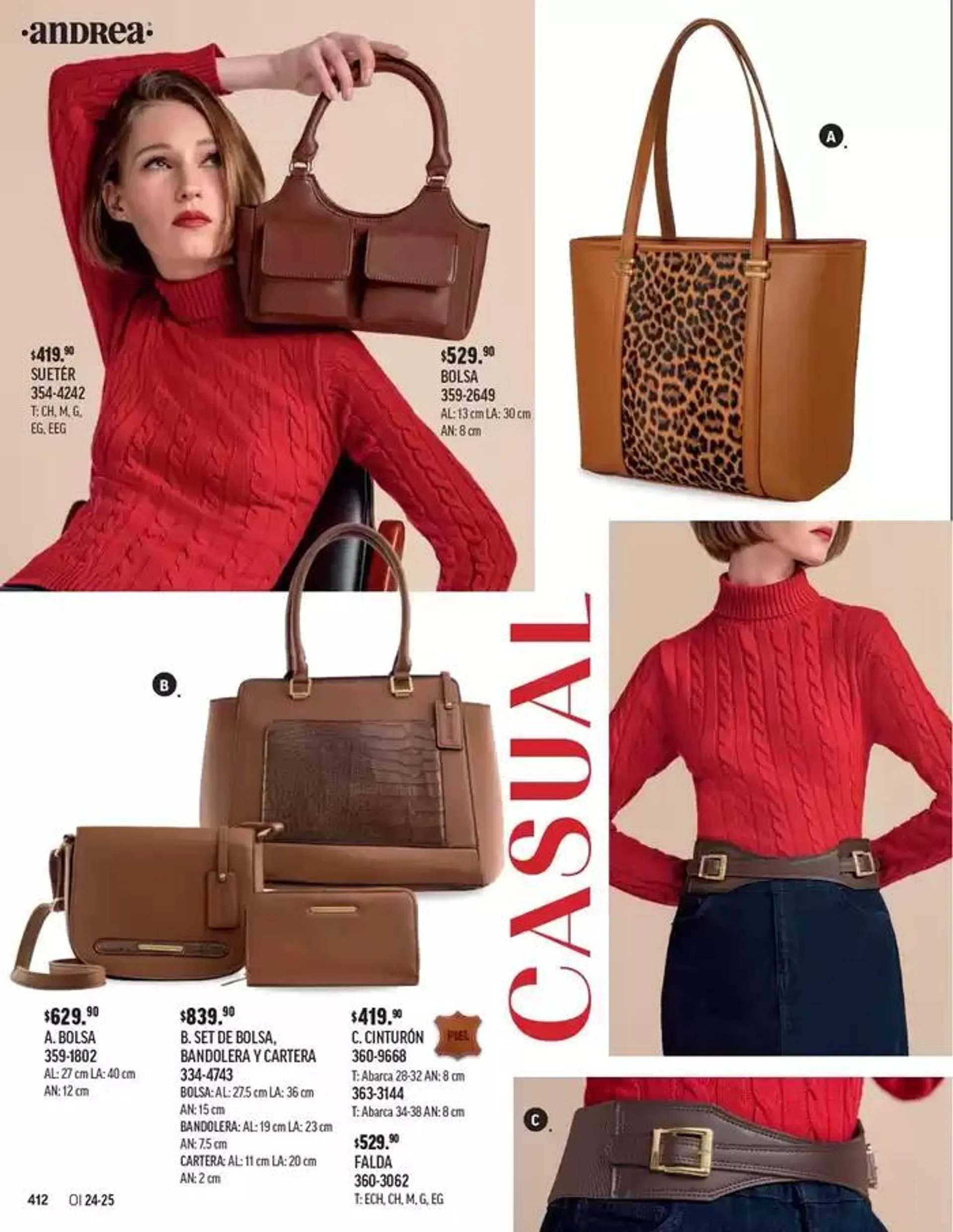 Catálogo de ANDREA - BOLSAS Y ACCESORIOS 26 de agosto al 25 de enero 2025 - Pagina 3