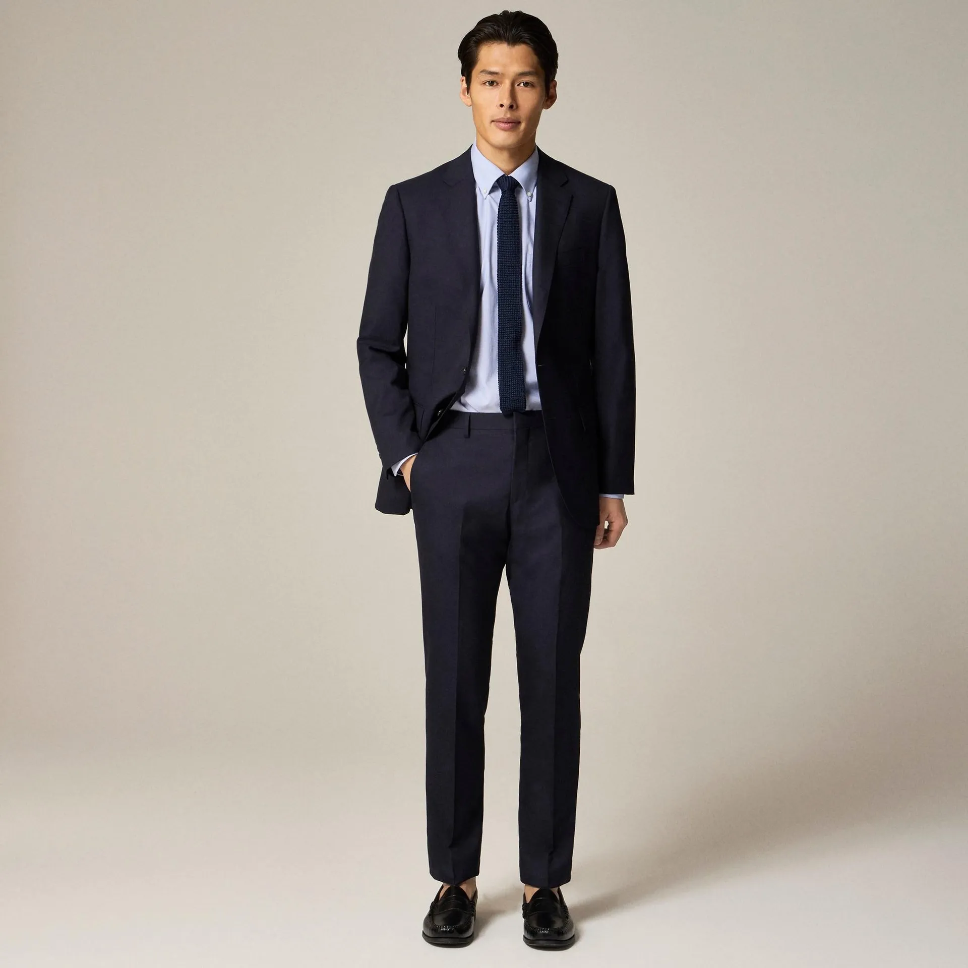 Ludlow Slim-fit suit jacket in Italian wool