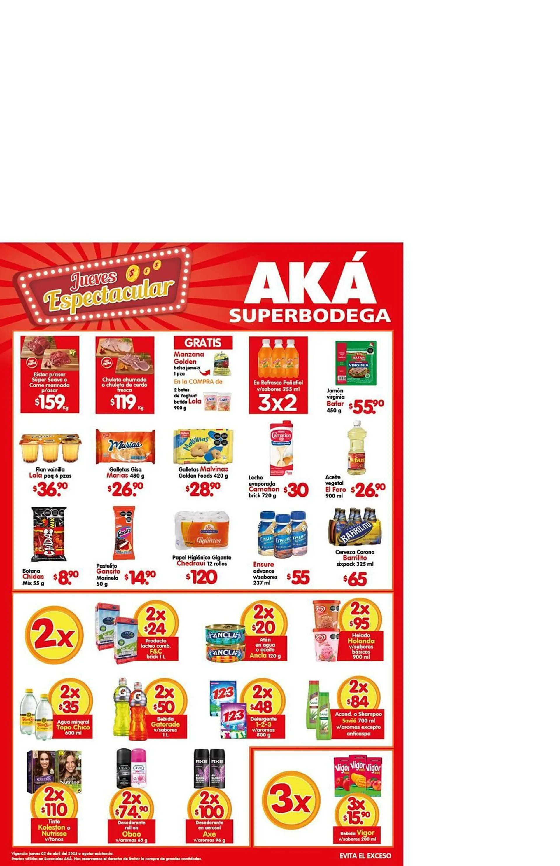 Catálogo de Catálogo AKÁ Superbodega 4 de abril al 4 de abril 2025 - Pagina 2