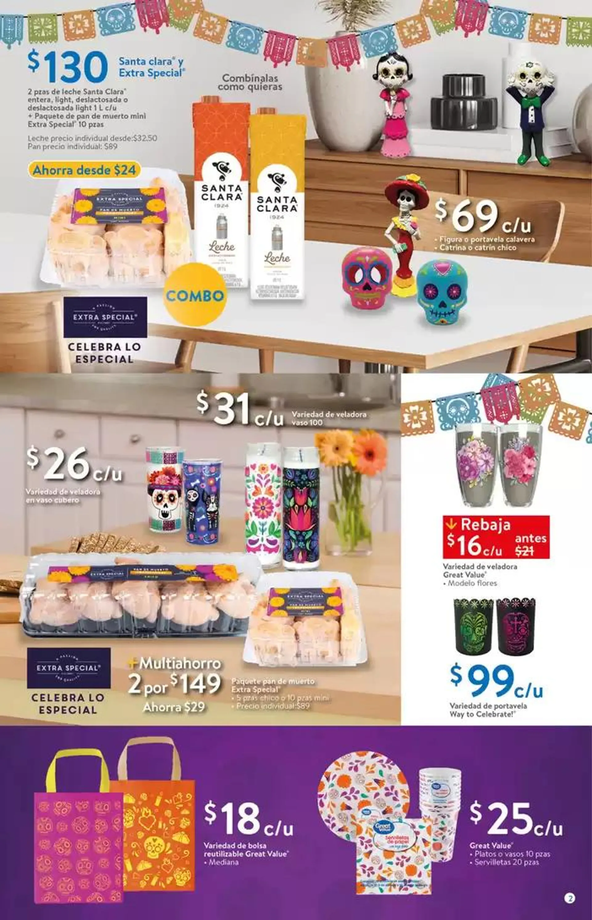 Catálogo de Walmart - Día de Muertos 6 de noviembre al 6 de noviembre 2024 - Pagina 2