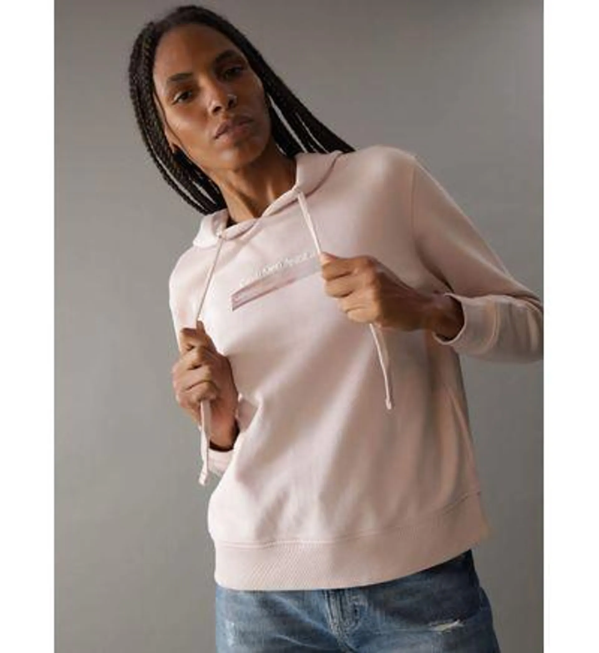 Sudadera Calvin Klein con Logo Mujer Rosa