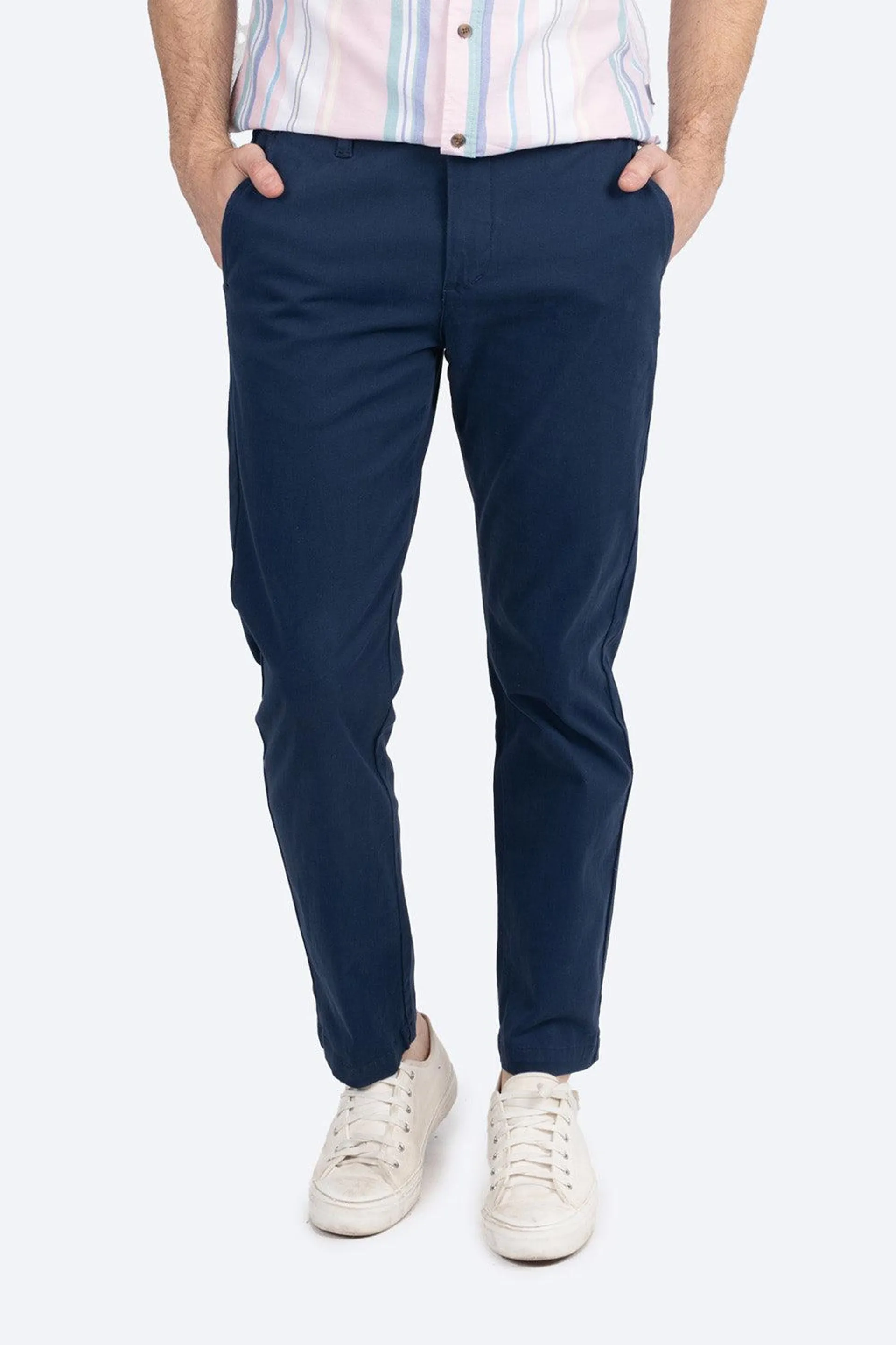 Pantalón chino azul