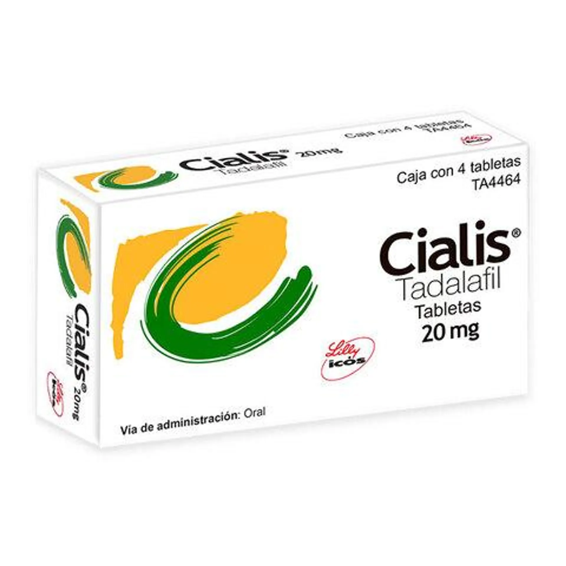 Cialis 4 Tabletas Caja