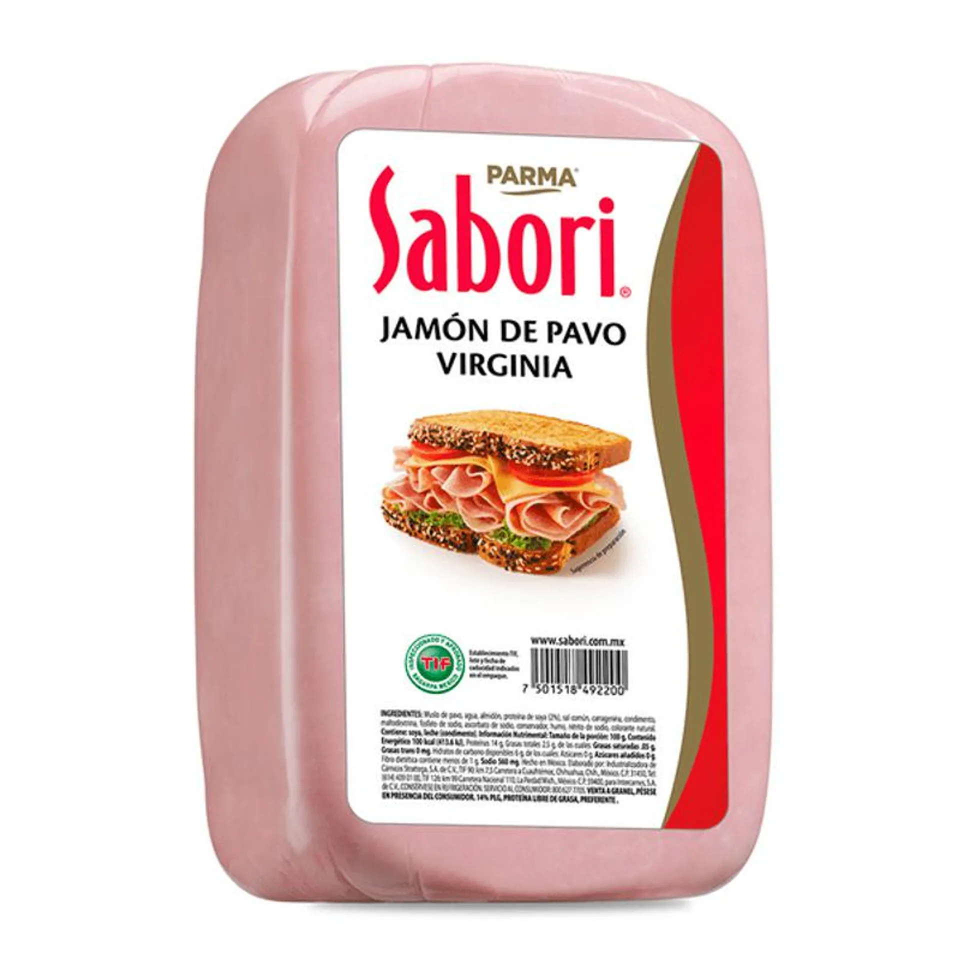 Jamón de Pavo Virginia 1 Kg