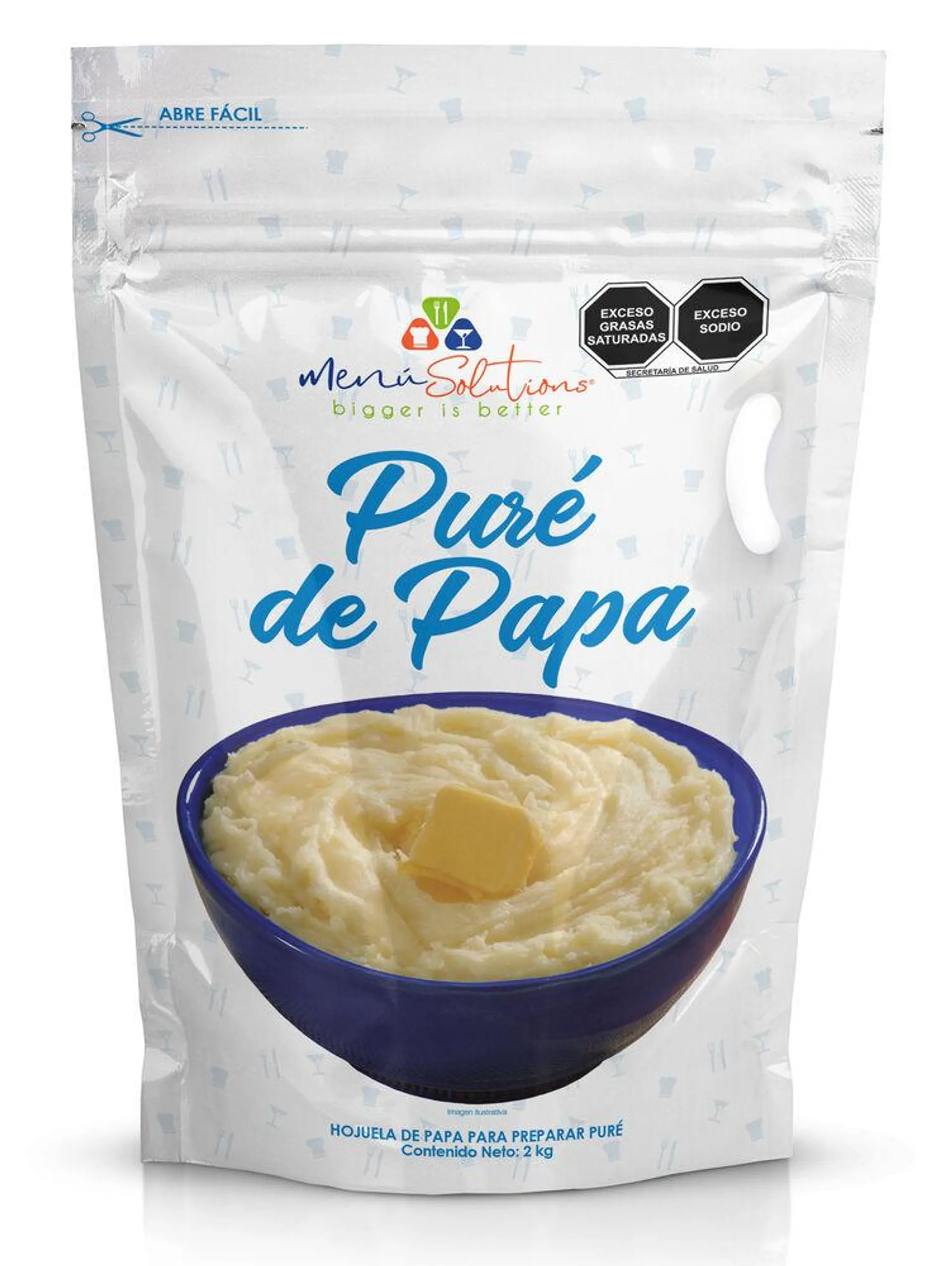 Puré de Papa Menú Solutions 2 Kg