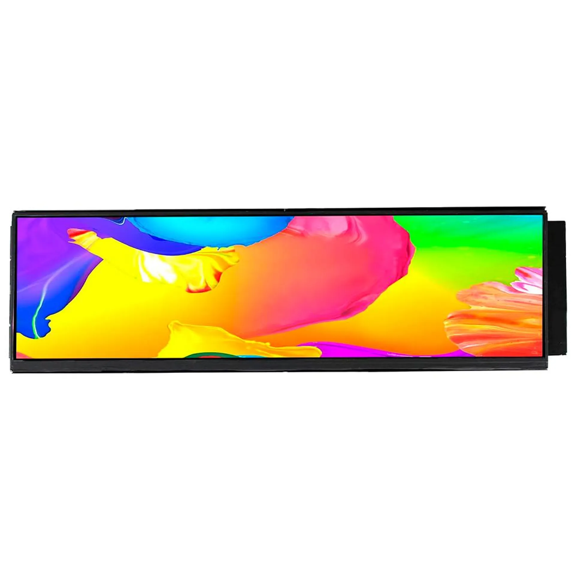 Monitor HYTE Y60 12.6" / LCD VSDISPLAY / 1920x515 / Con Kit de Cable Mini HD-MI a HD-MI / Apto para Pantalla de Caja de PC DIY / CS-HYTE-Y60LCD-DIY