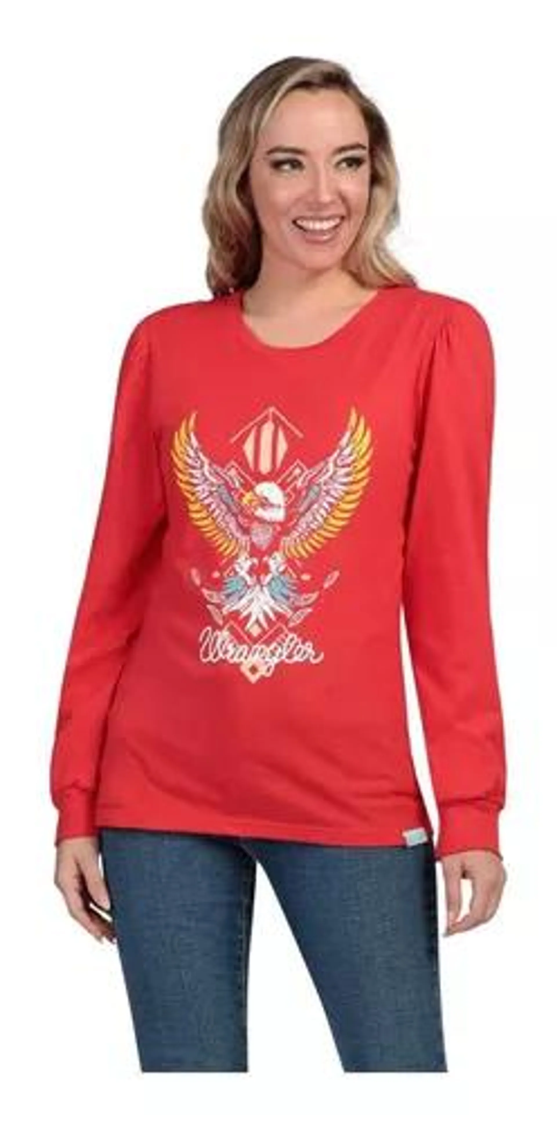 Playera Comfort Manga Corta Wrangler Mujer 096