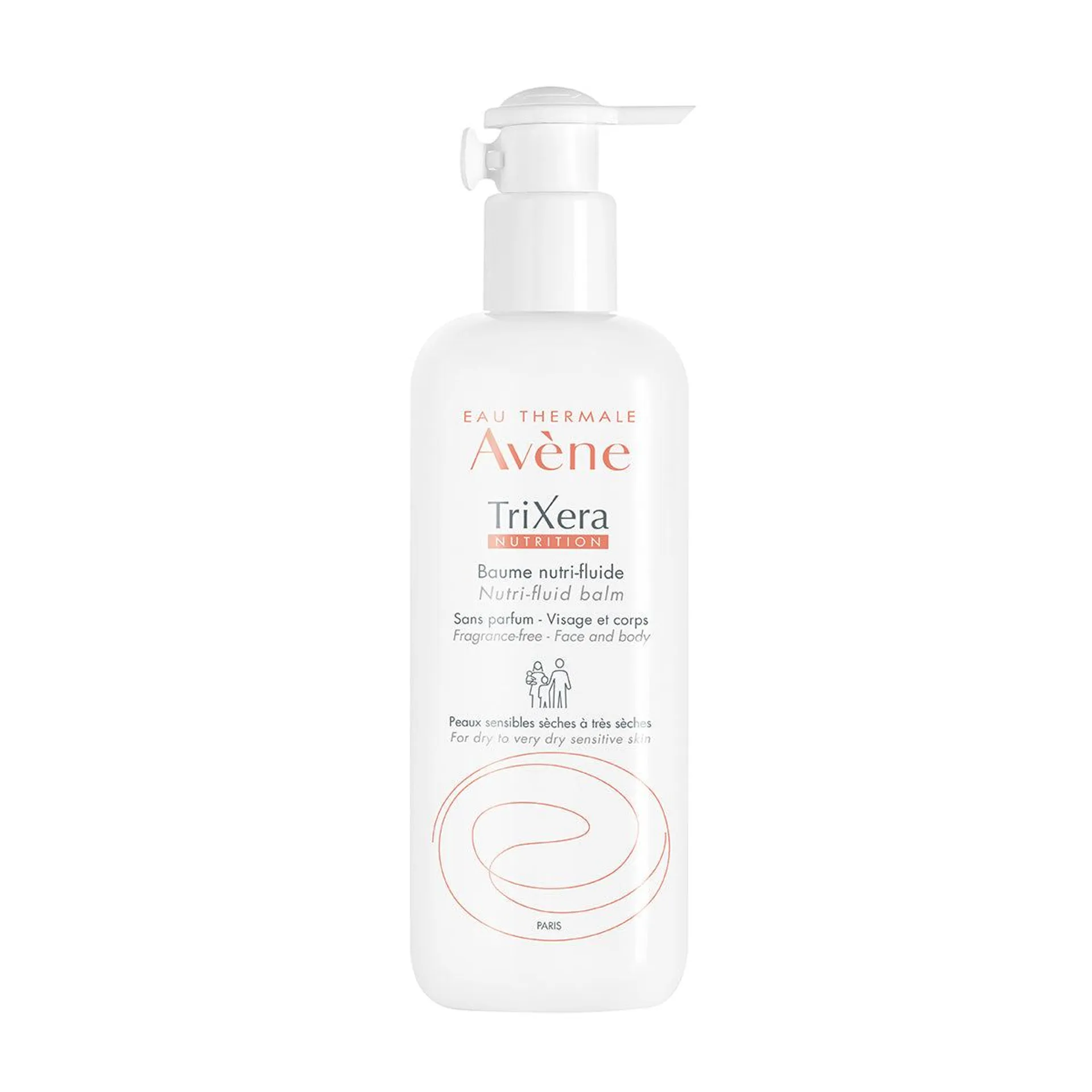 Avene Trixera nutrition bálsamo, cuidado diario para la piel seca a muy seca 400ml.