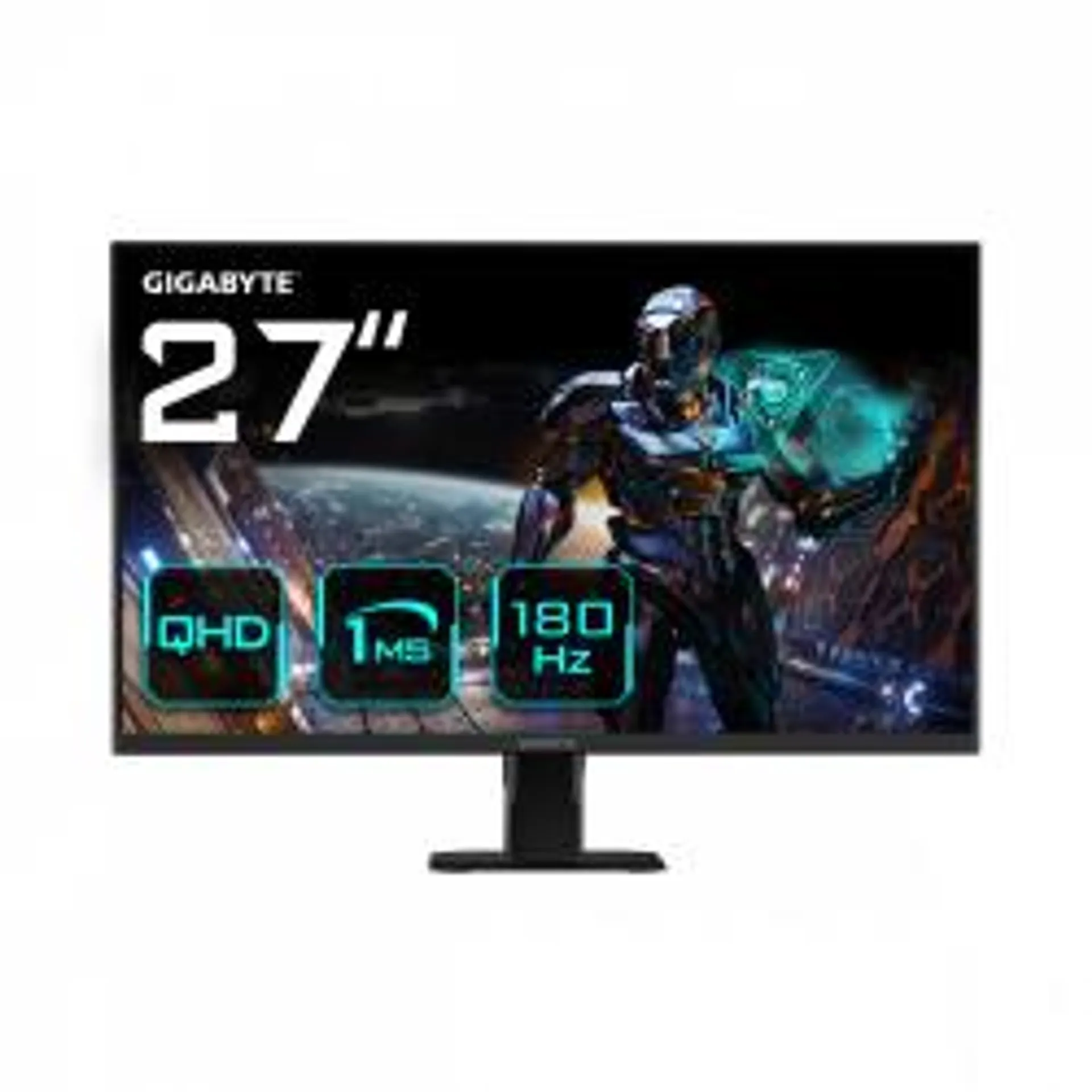 Monitor Gamer Gigabyte GS27QA LCD 27", Quad HD, FreeSync, 180Hz, HDMI/DisplayPort, Negro