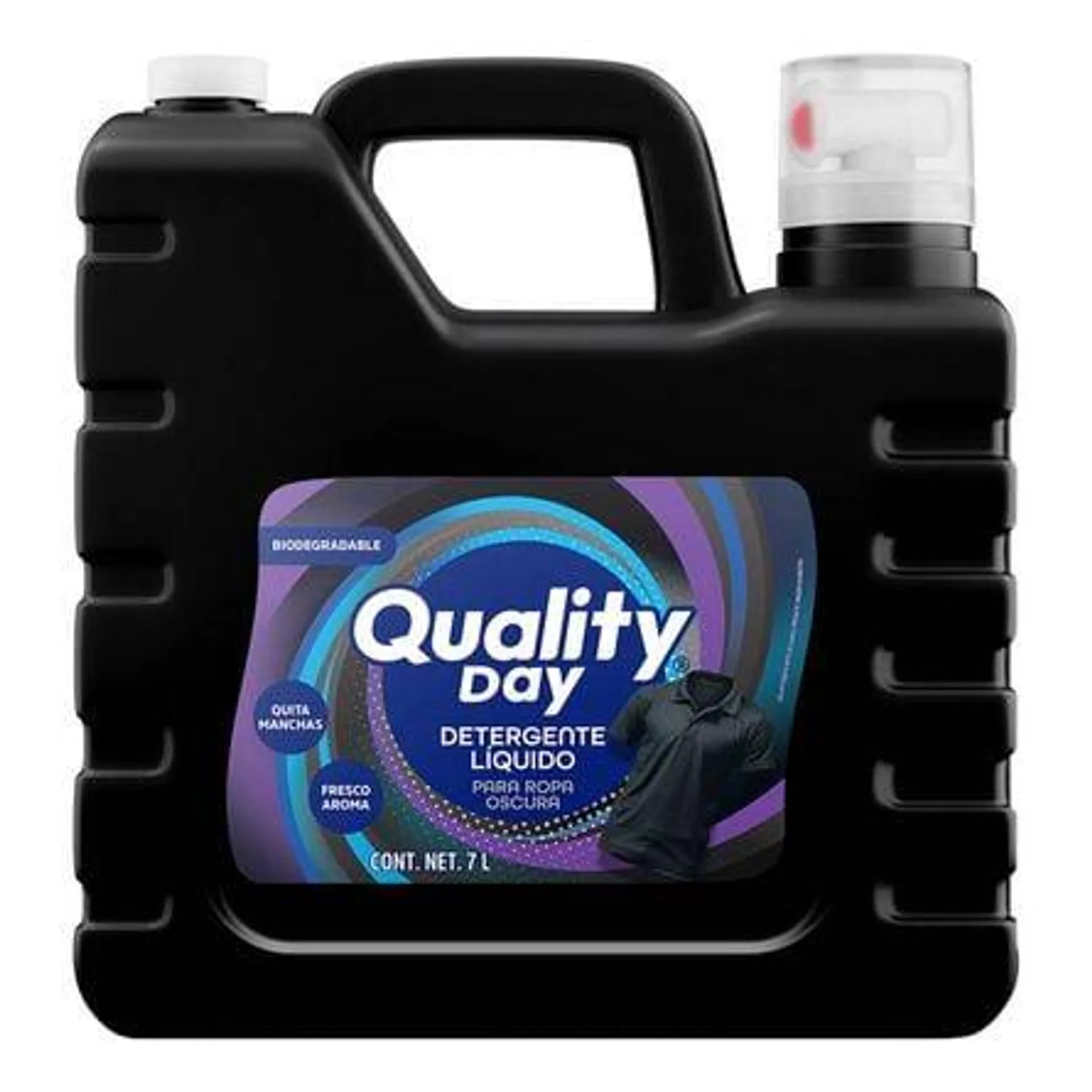 Detergente Liquido Ropa Oscura Quality Day 7 Litros