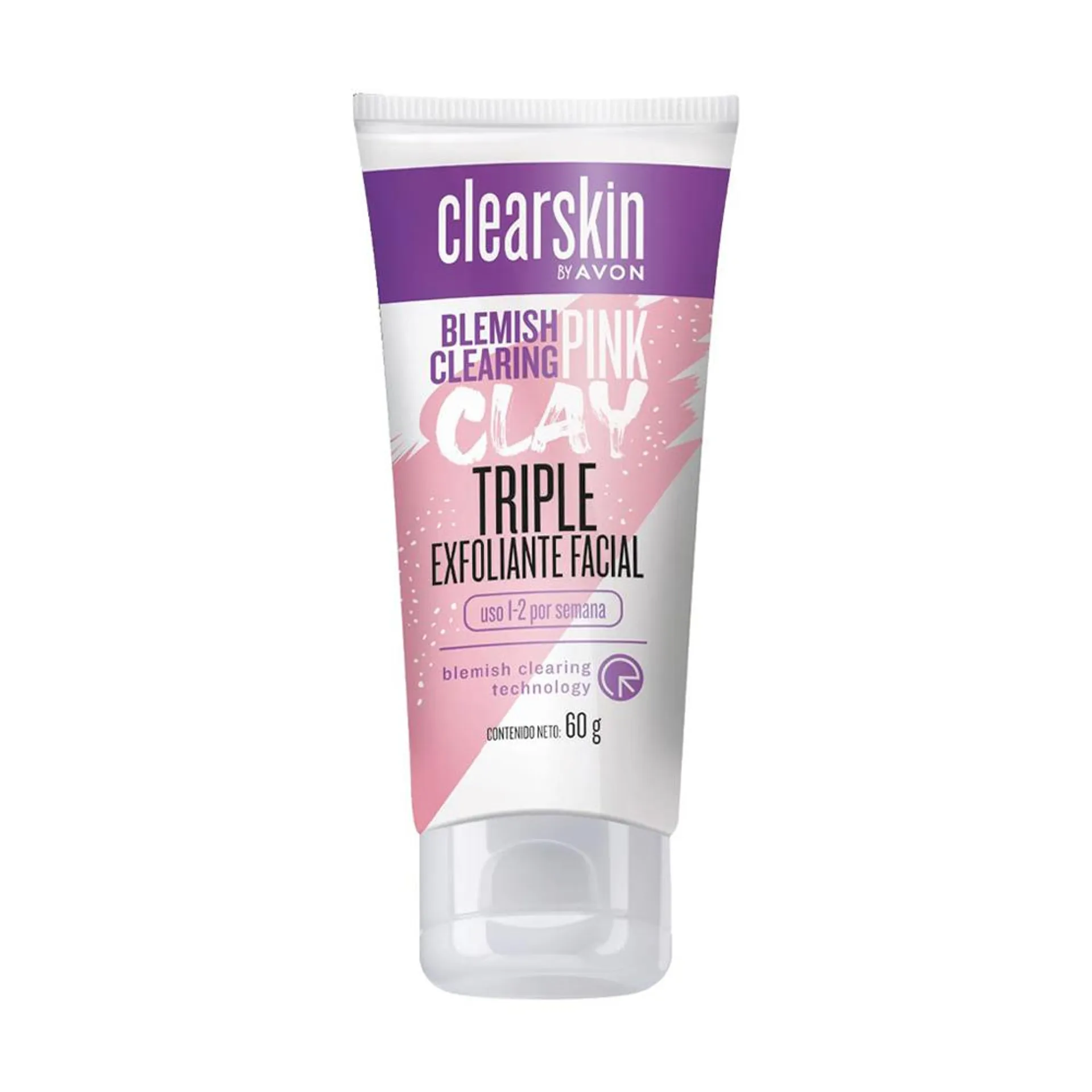 Triple exfoliante facial | Clearskin Blemish clearing pink clay