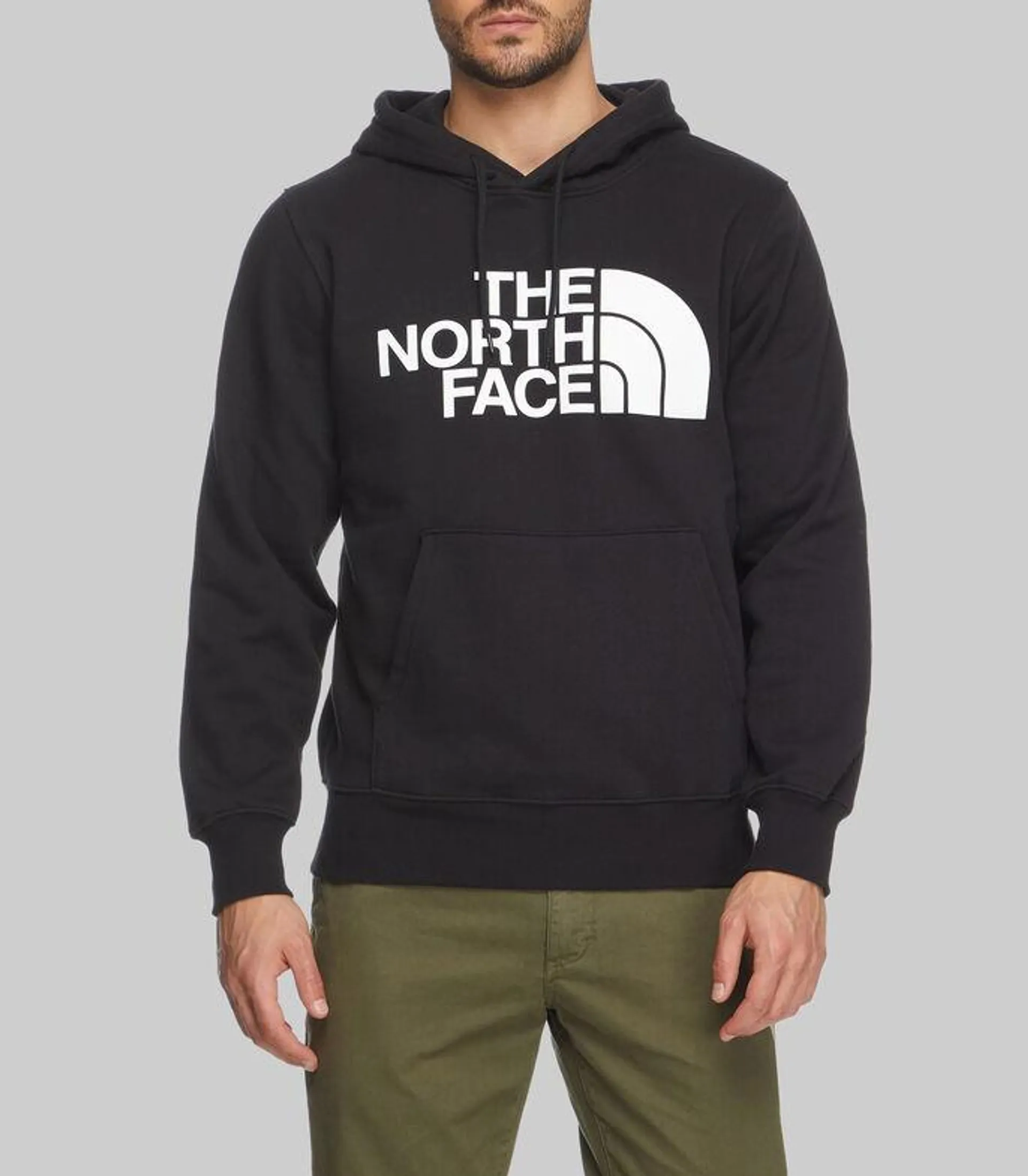 Sudadera negra Hoodie Half Dome Pullover Hombre