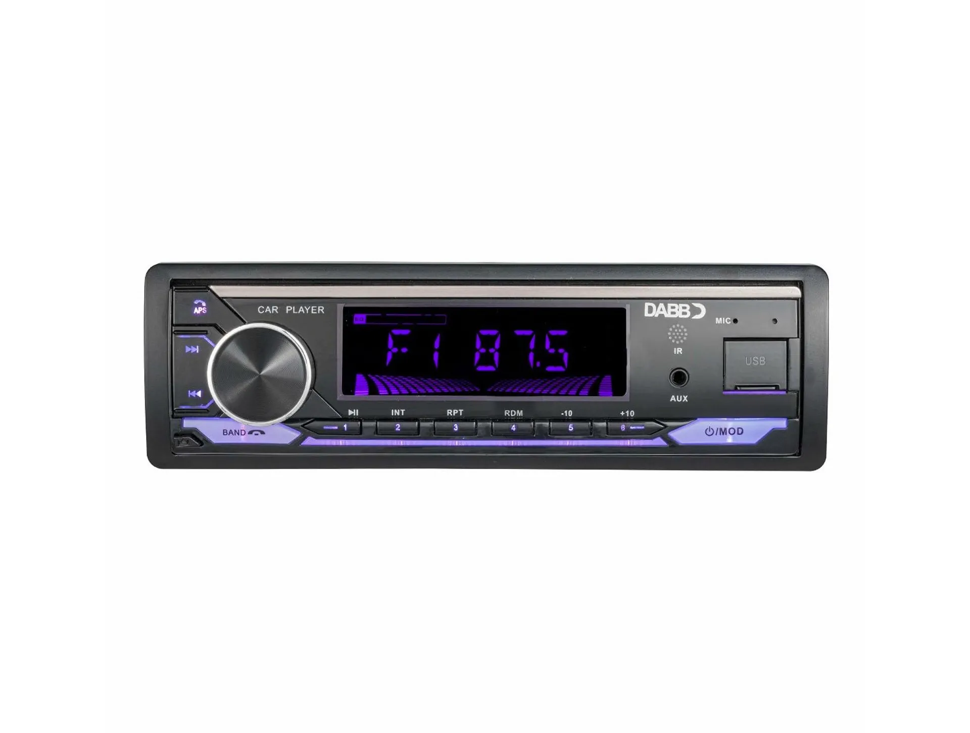 Autoestéreo Mitzu Digital FM Con Bluetooth DAB-0201