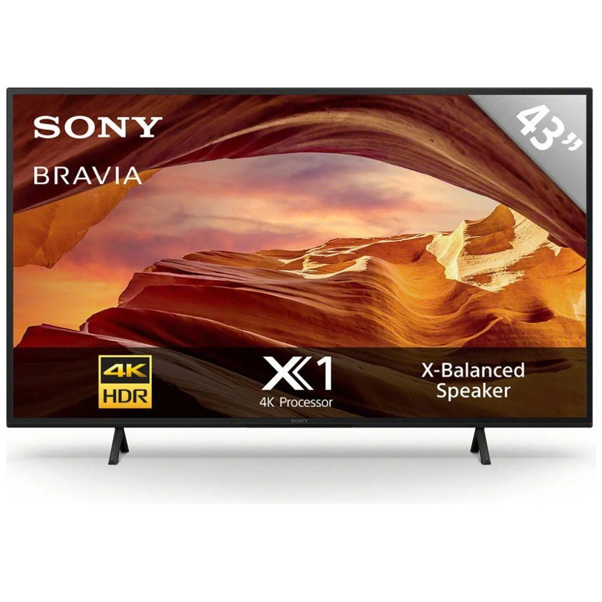 Pantalla 43 Sony 4K Google Tv Kd-43X77L