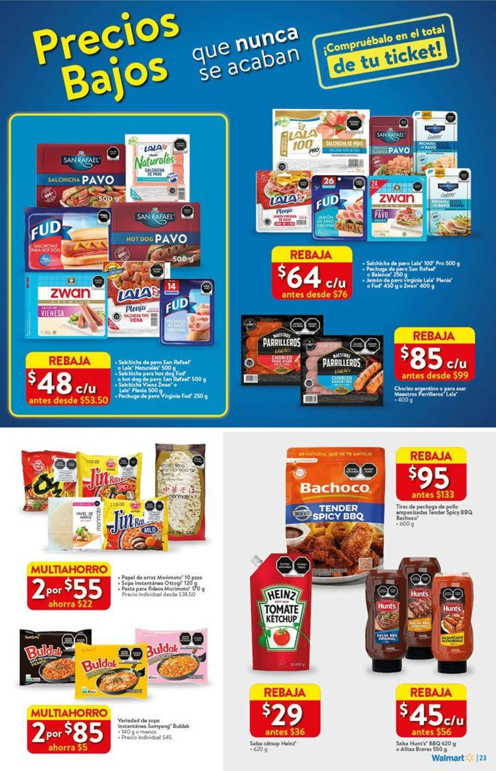 Catálogo de Walmart - Precios Bajos 25 de julio al 14 de agosto 2024 - Pagina 23