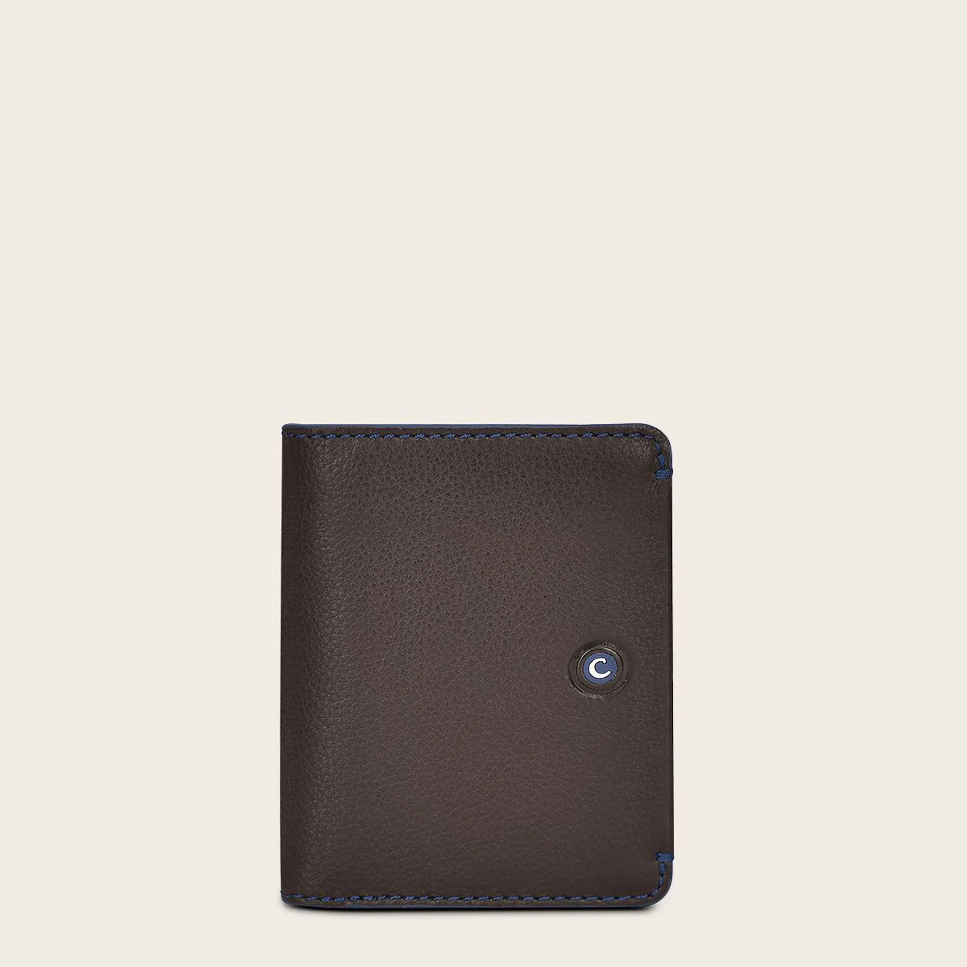 Billetera para caballero en piel genuina.