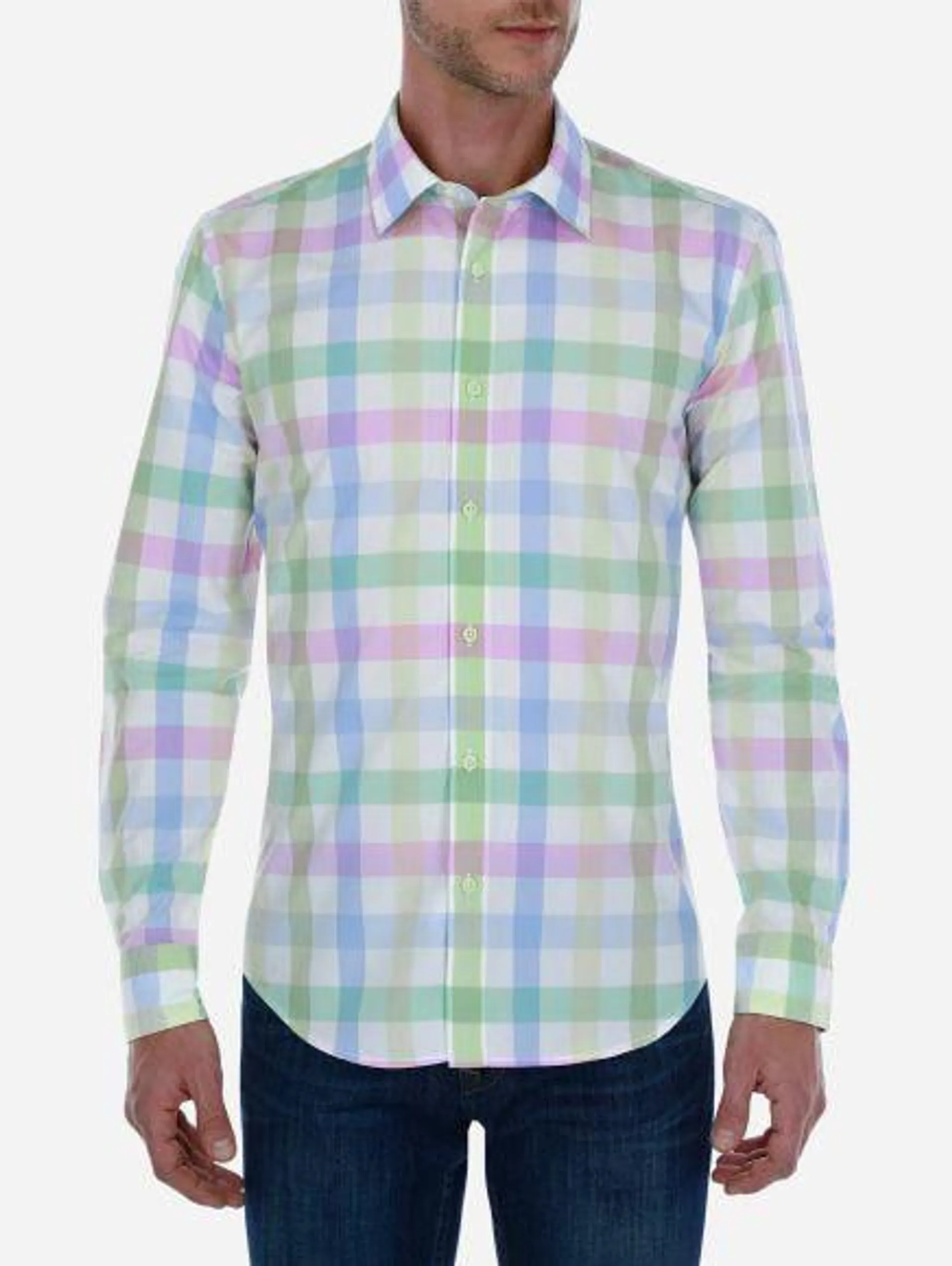 Camisa Regular Fit a Cuadros