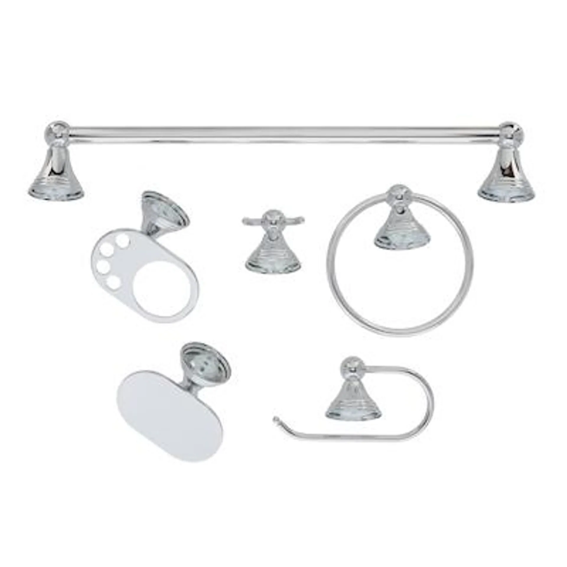 JUEGO DE ACCESORIOS PARA BAÑO PRESTON MOEN 6 PIEZAS