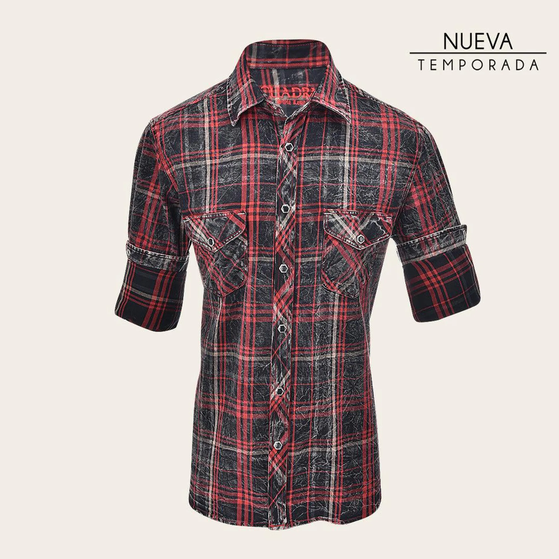 Camisa Cuadra para Caballero